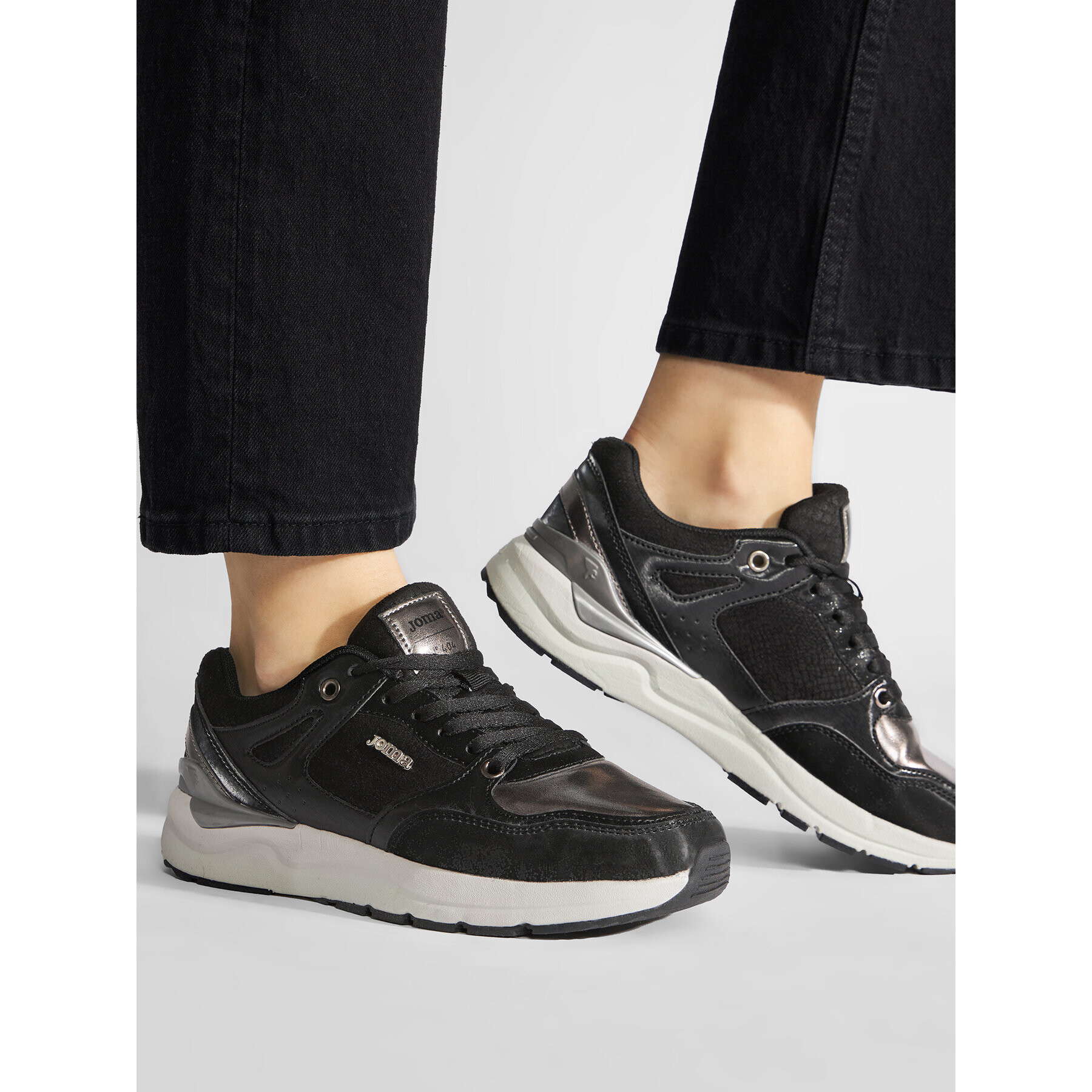 Joma Сникърси C.404 Lady 2201 C404LW2201 Черен - Pepit.bg