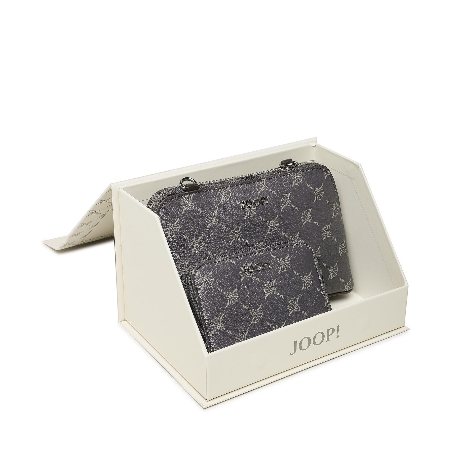 JOOP! Дамска чанта Carolina Gift Box 4140006203 Сив - Pepit.bg