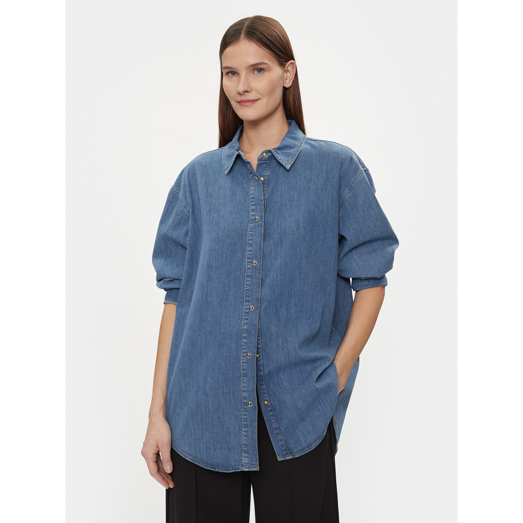 JOOP! дънкова риза 30037338 Син Oversize - Pepit.bg