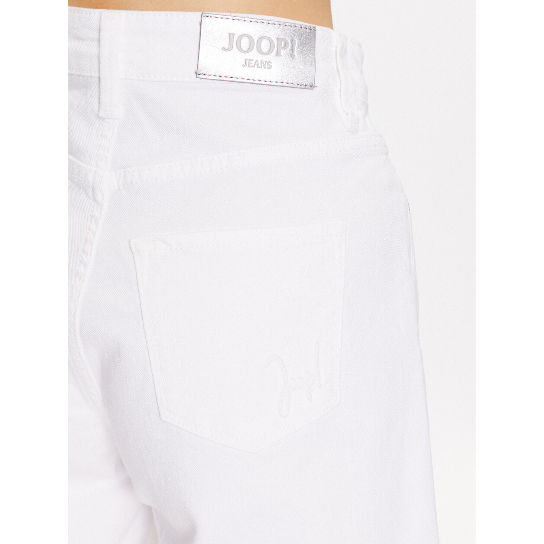 JOOP! Дънкови шорти 30037419 Бял Relaxed Fit - Pepit.bg