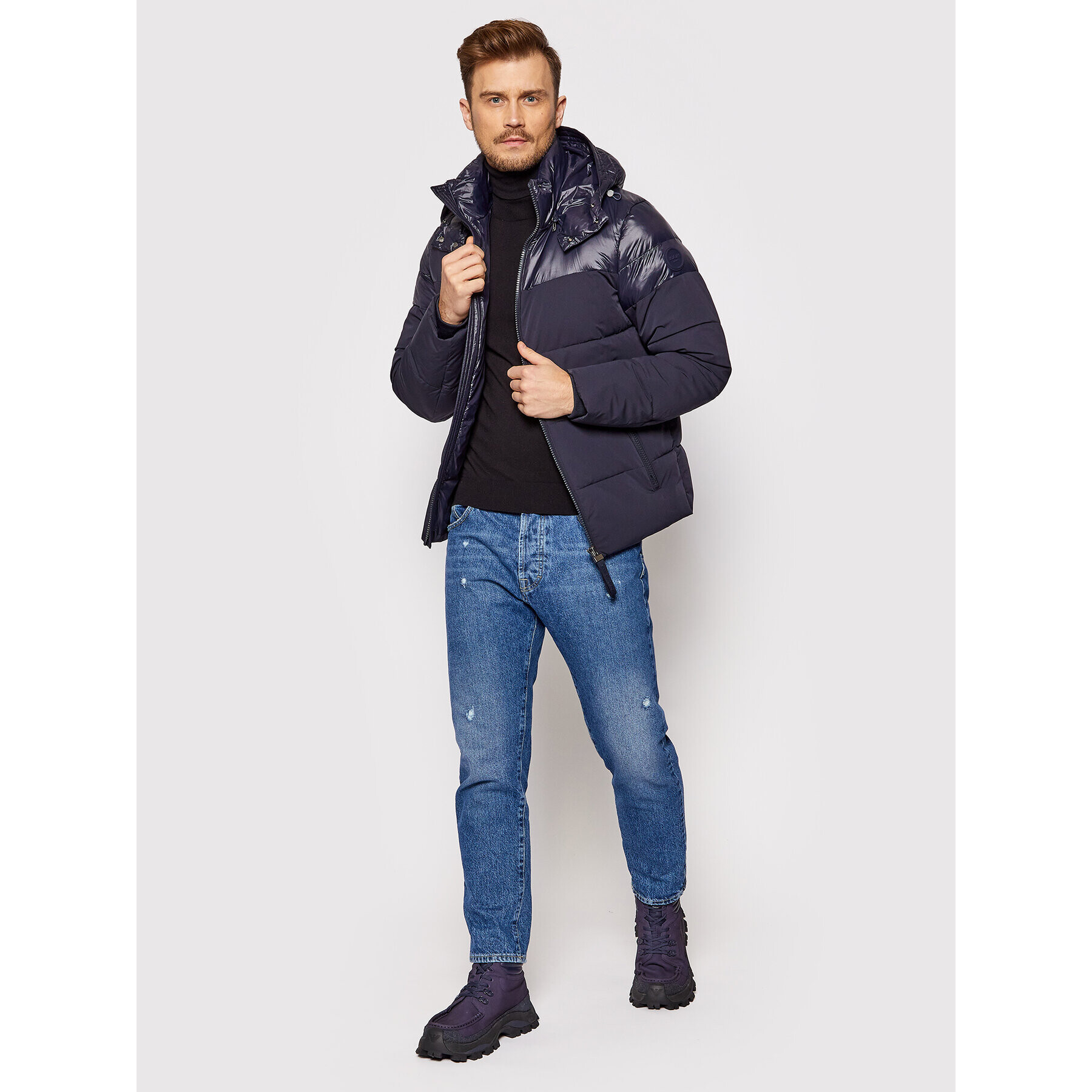 JOOP! Jeans Пухено яке Jjo-142Joshas 30029516 Тъмносин Regular Fit - Pepit.bg