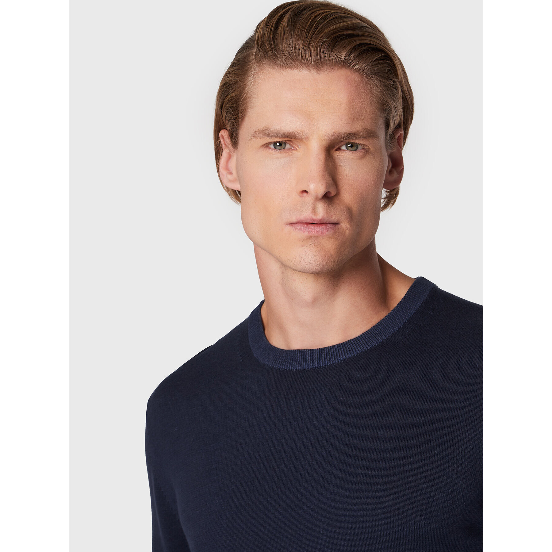 JOOP! Jeans Пуловер 30032557 Тъмносин Regular Fit - Pepit.bg