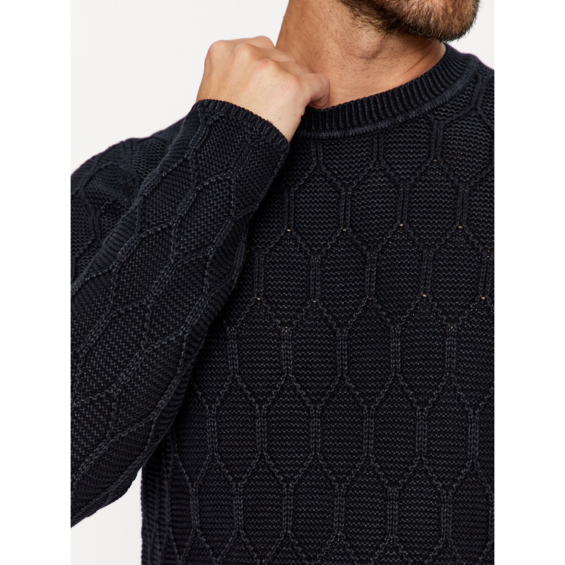 JOOP! Jeans Пуловер 30037700 Тъмносин Modern Fit - Pepit.bg