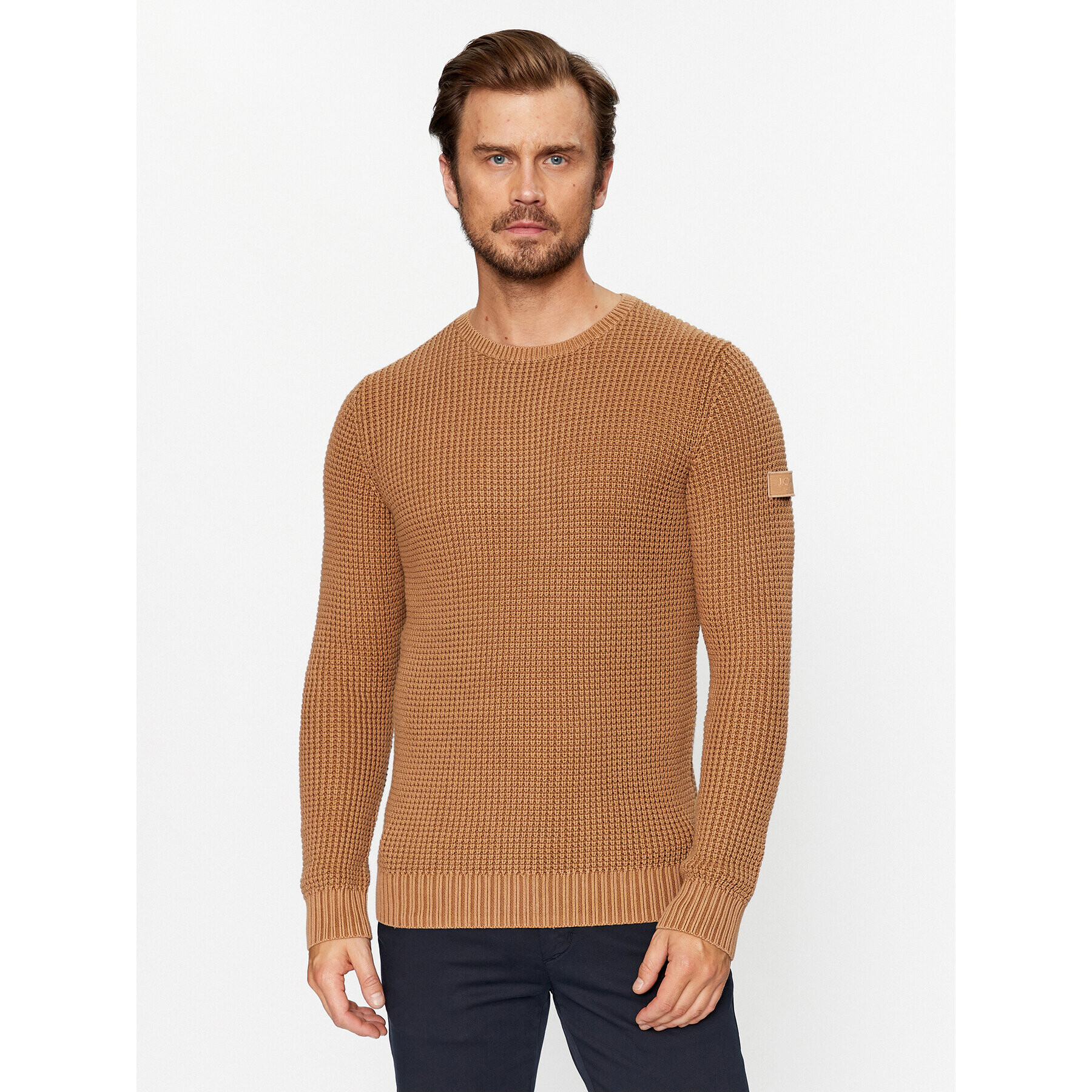 JOOP! Jeans Пуловер 30037715 Бежов Modern Fit - Pepit.bg
