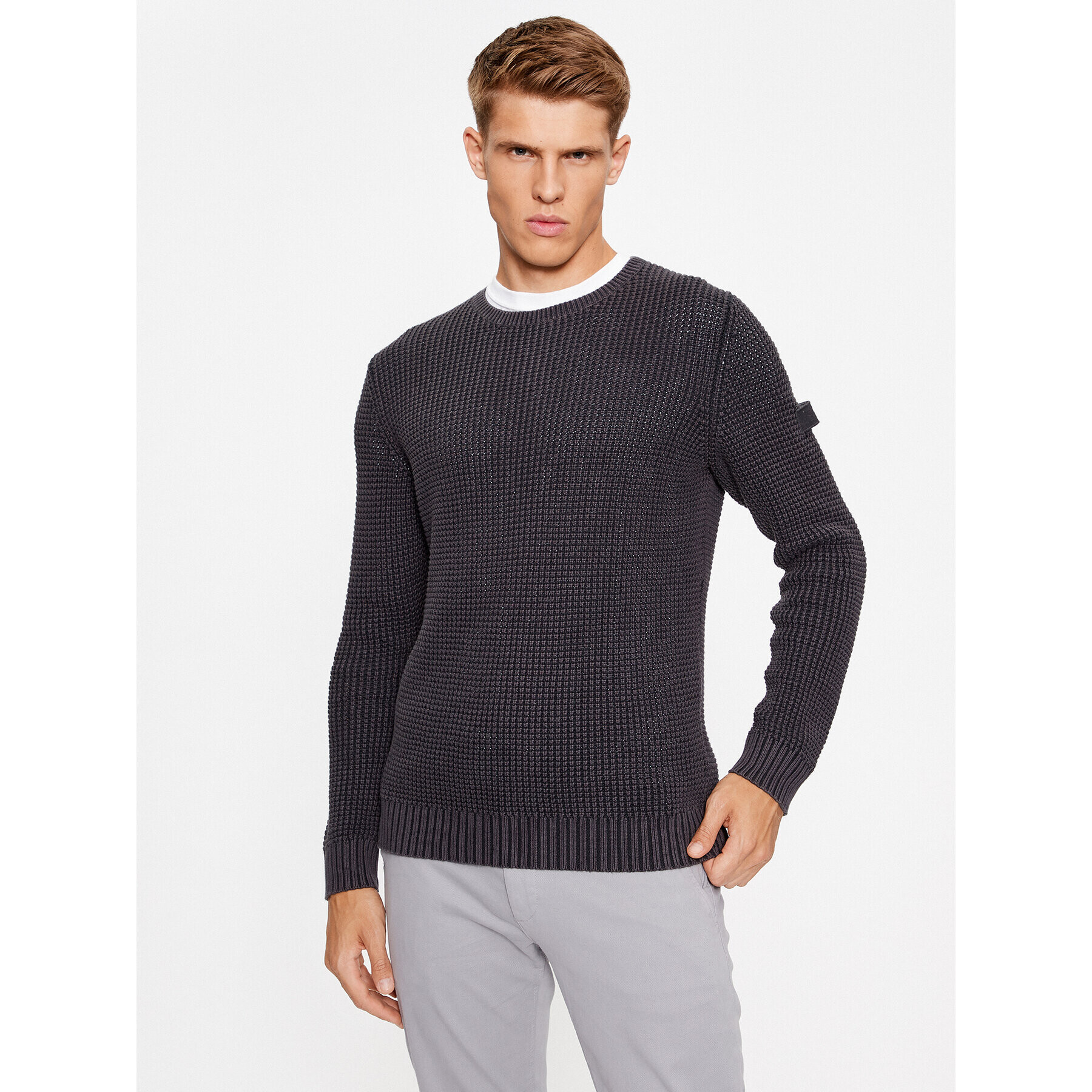 JOOP! Jeans Пуловер 30037715 Черен Modern Fit - Pepit.bg