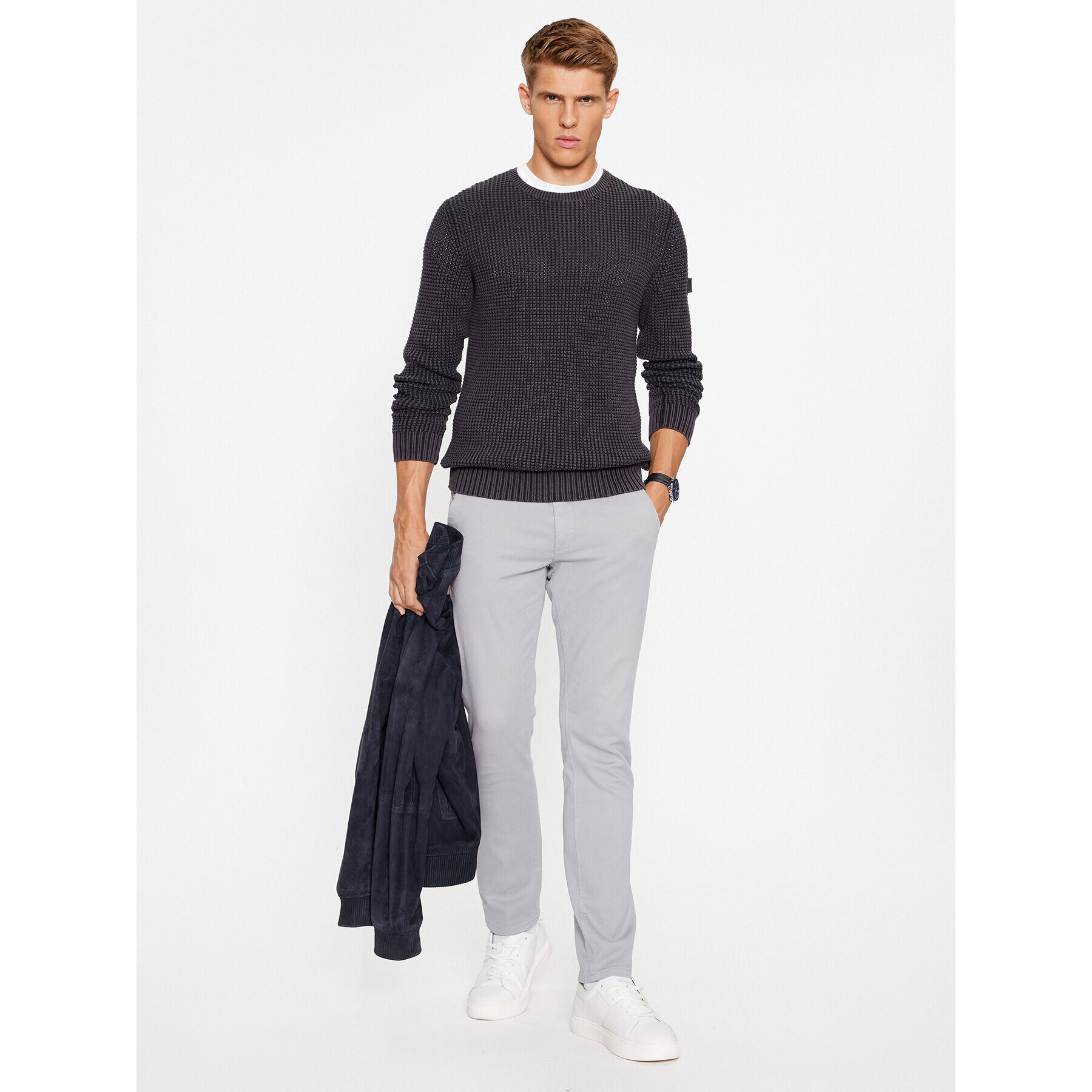 JOOP! Jeans Пуловер 30037715 Черен Modern Fit - Pepit.bg