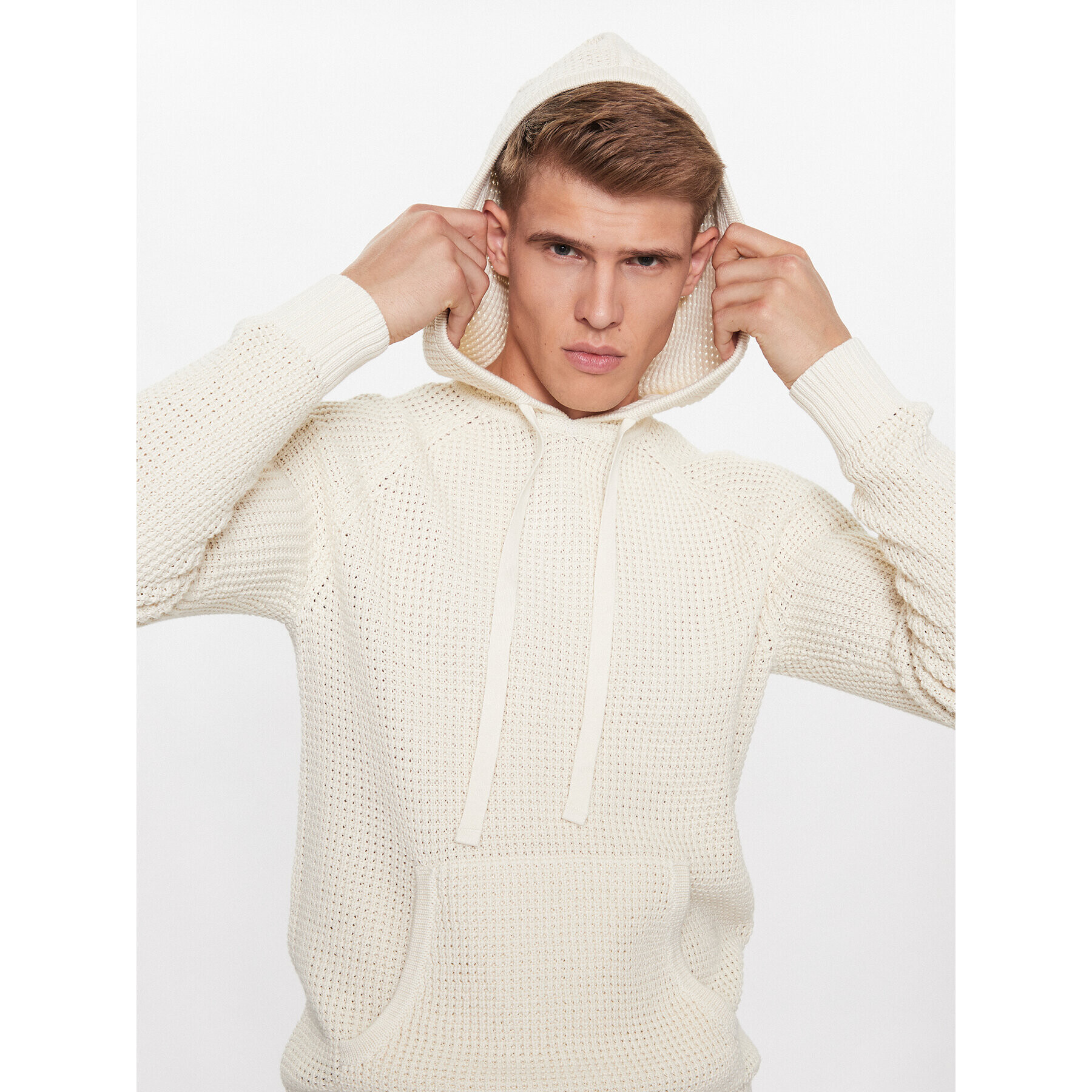 JOOP! Jeans Пуловер 30037990 Бежов Modern Fit - Pepit.bg