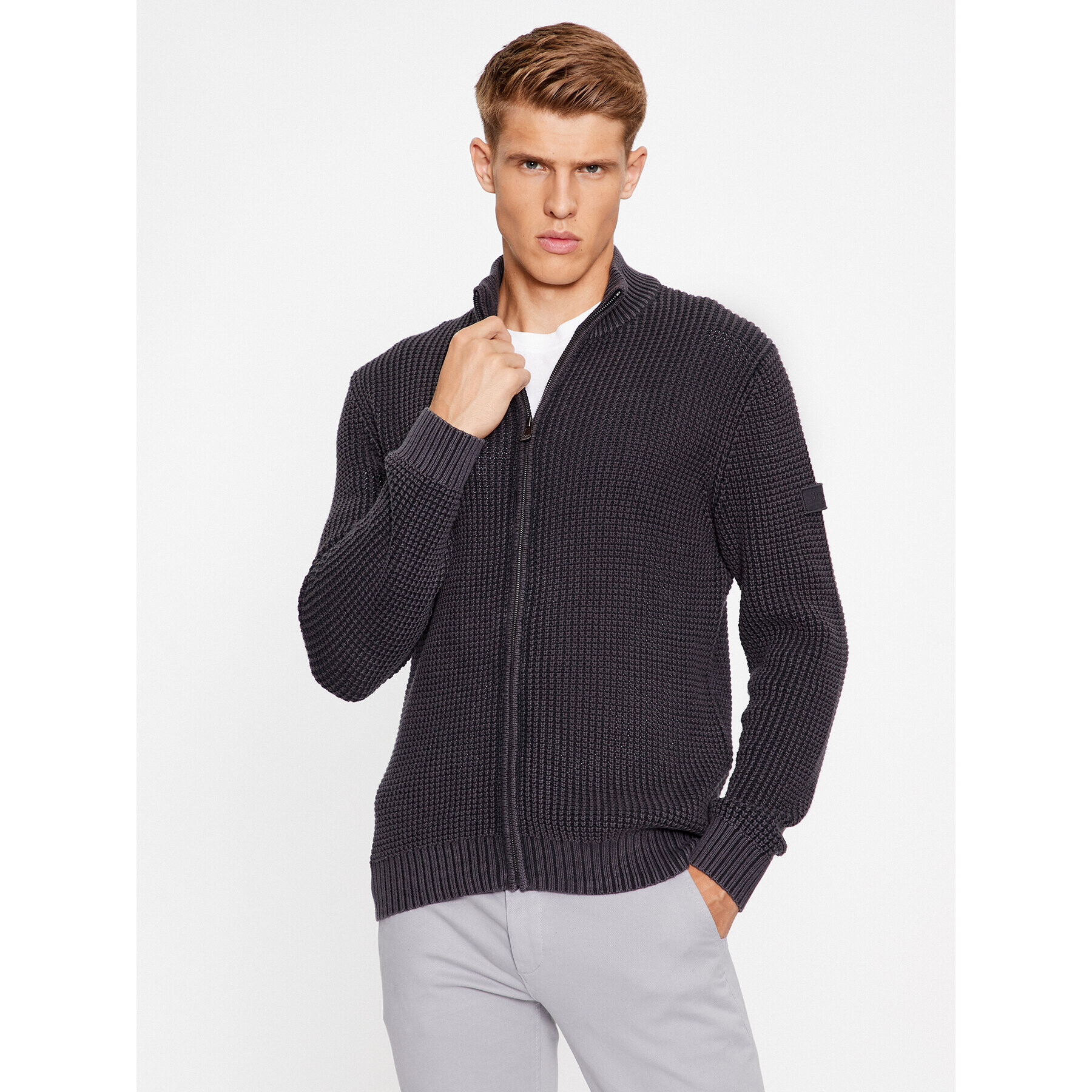 JOOP! Jeans Пуловер 30037992 Черен Modern Fit - Pepit.bg