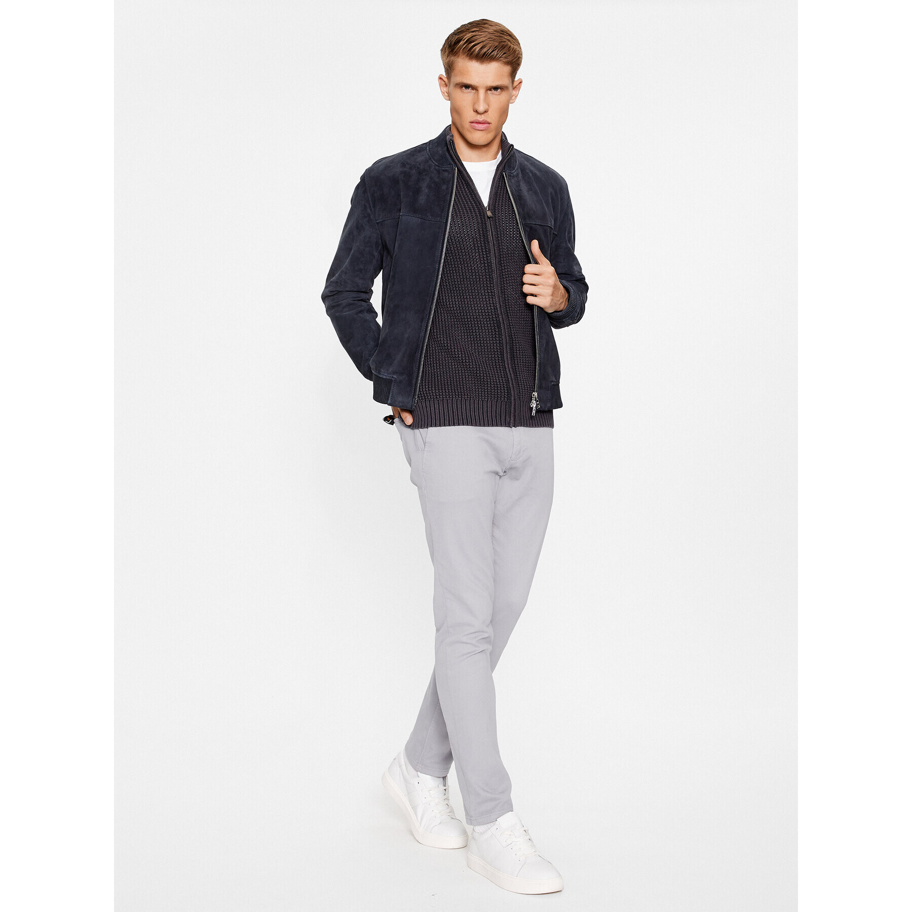 JOOP! Jeans Пуловер 30037992 Черен Modern Fit - Pepit.bg
