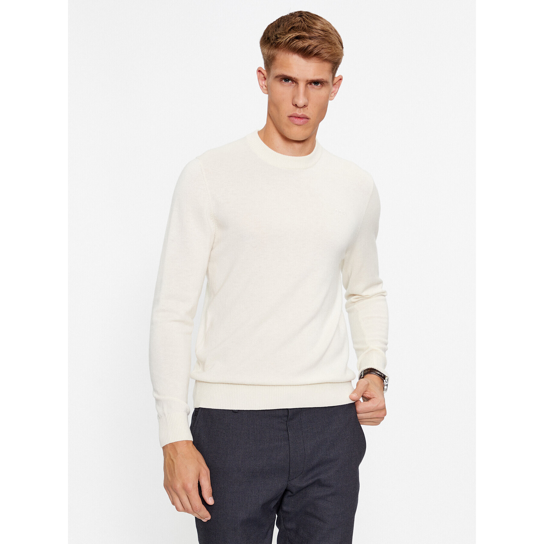 JOOP! Jeans Пуловер 30040144 Екрю Modern Fit - Pepit.bg