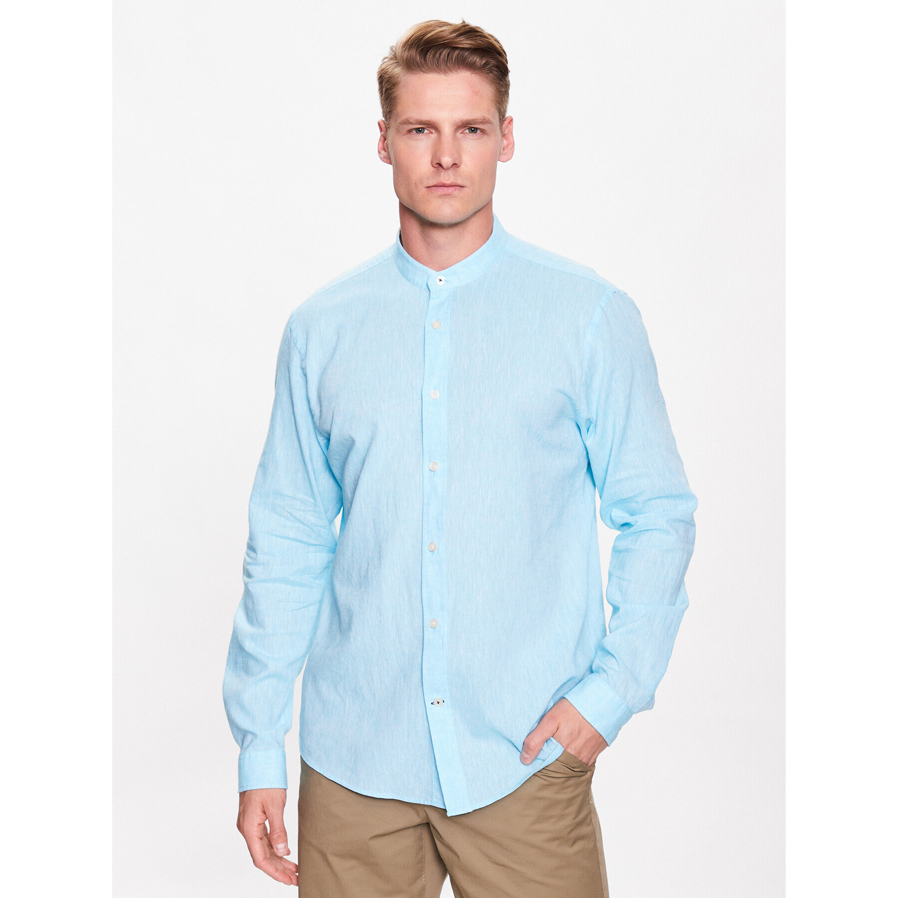 JOOP! Jeans Риза 30036489 Син Regular Fit - Pepit.bg