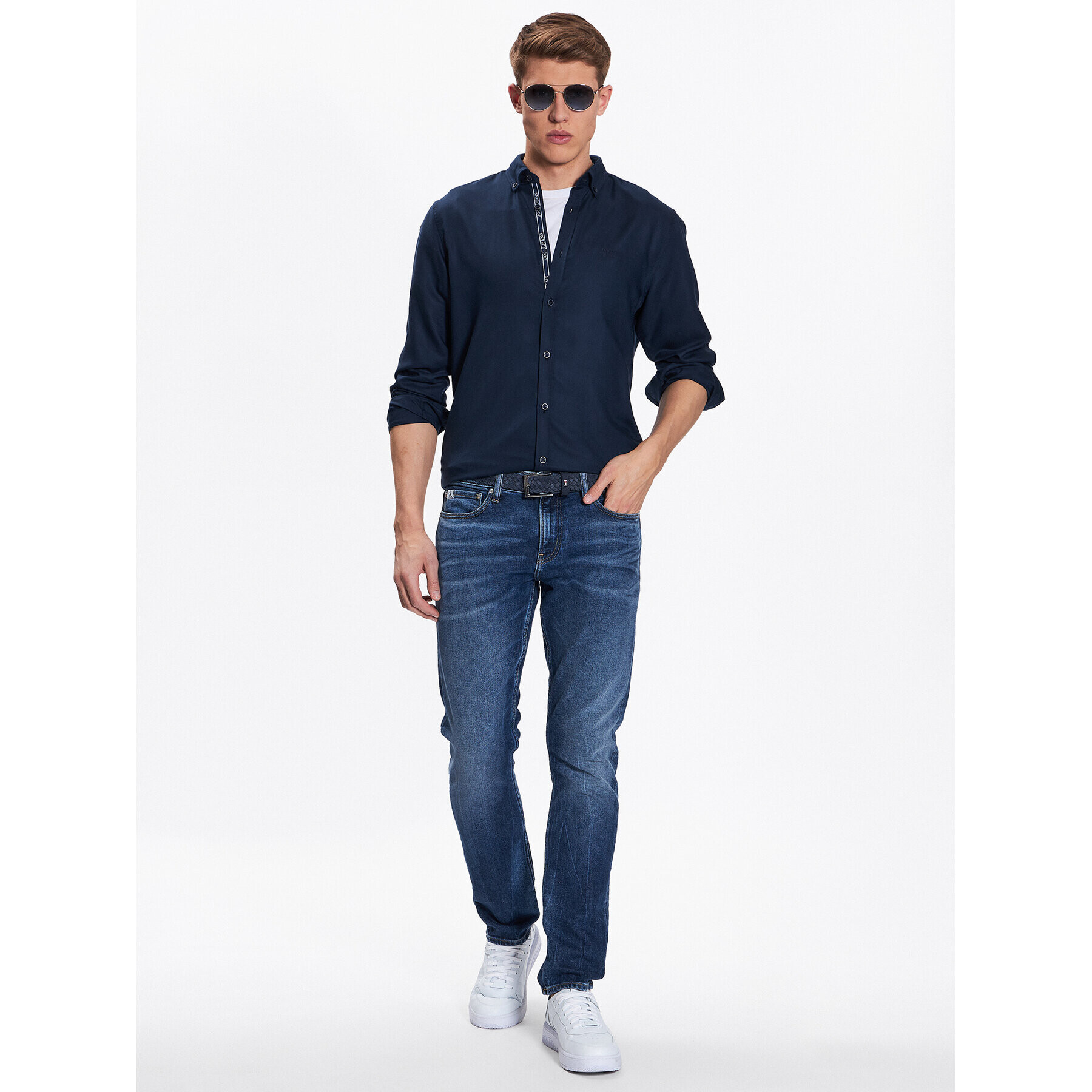 JOOP! Jeans Риза 30036584 Син Modern Fit - Pepit.bg