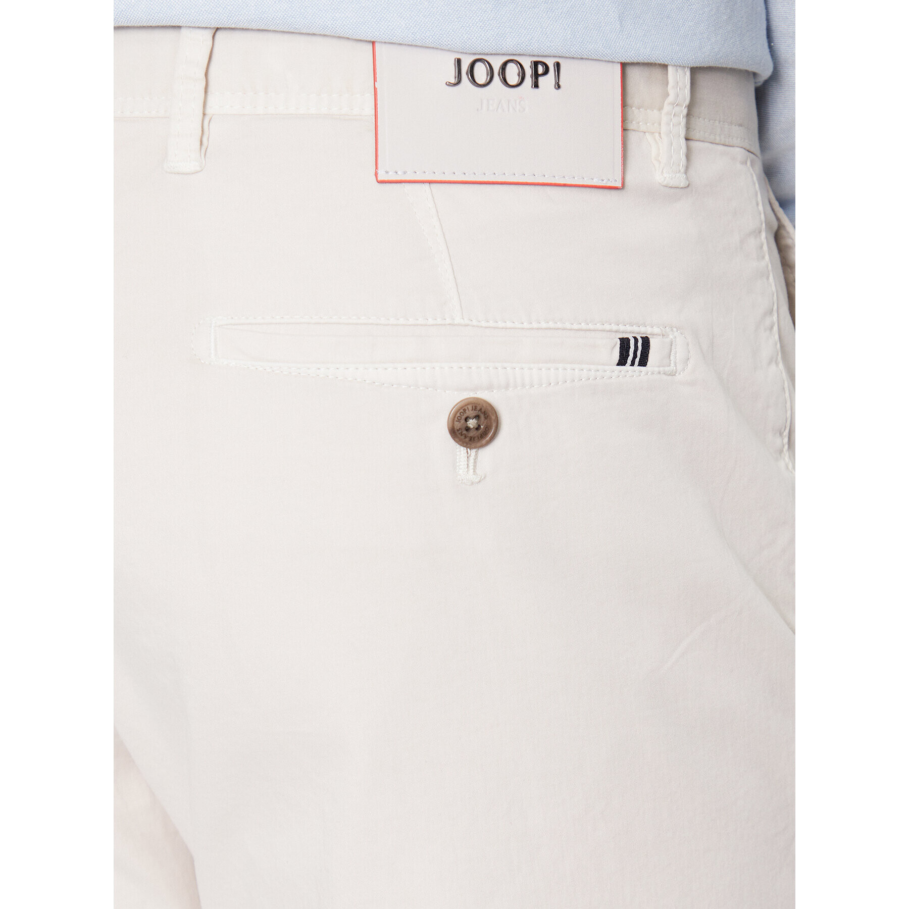 JOOP! Jeans Текстилни панталони 30036556 Бял Modern Fit - Pepit.bg