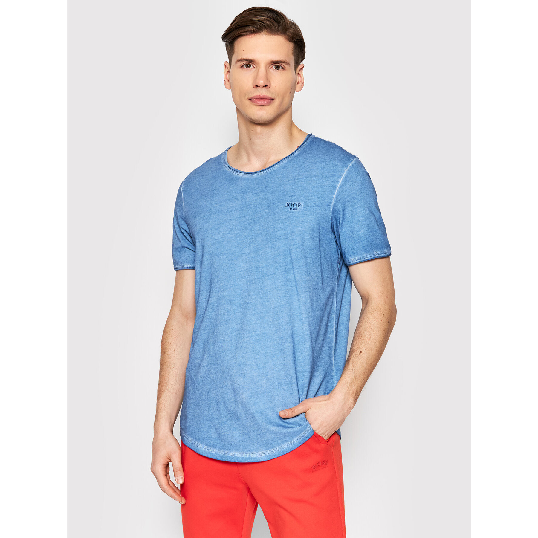 JOOP! Jeans Тишърт 06Clark Син Regular Fit - Pepit.bg