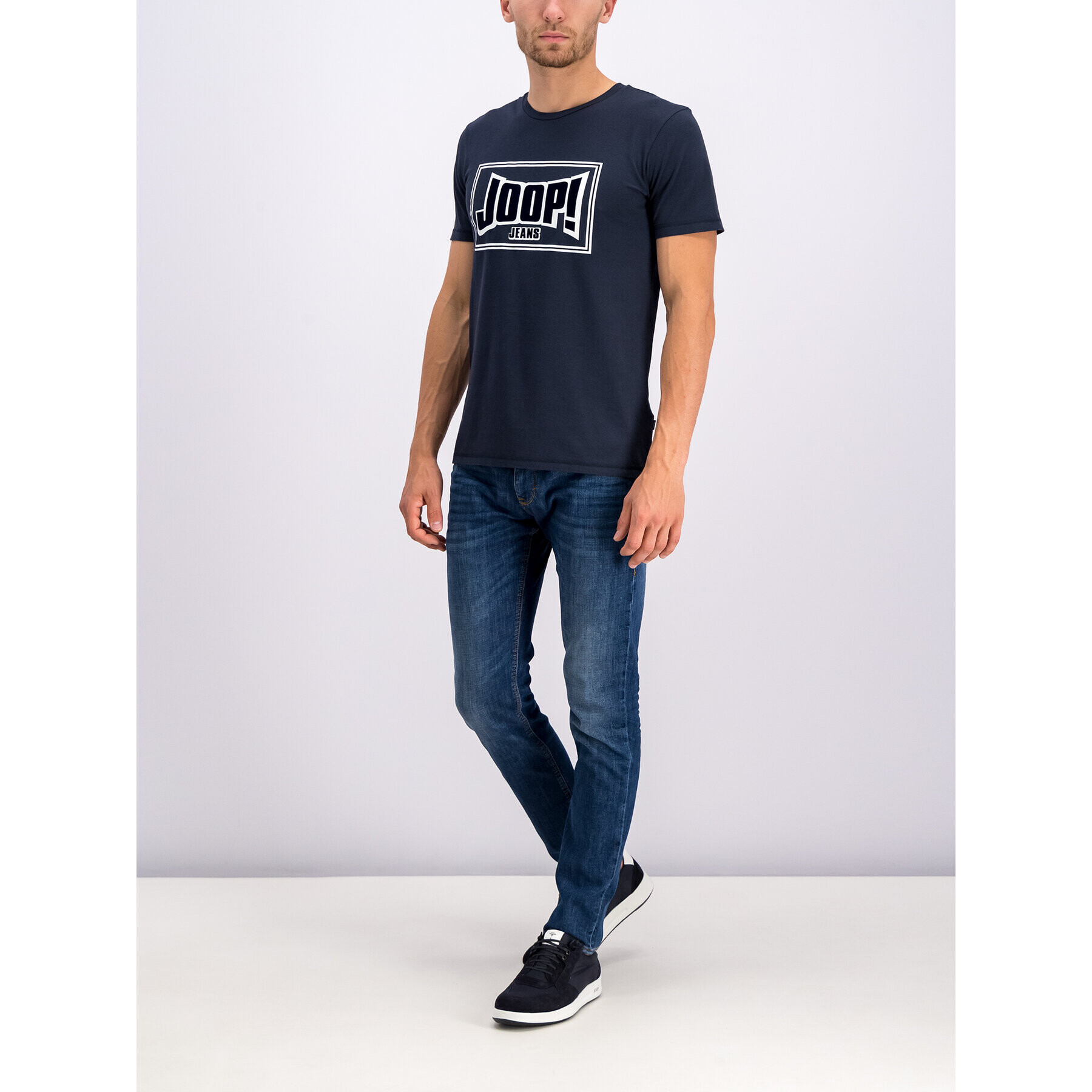 JOOP! Jeans Тишърт 30017361 Тъмносин Regular Fit - Pepit.bg