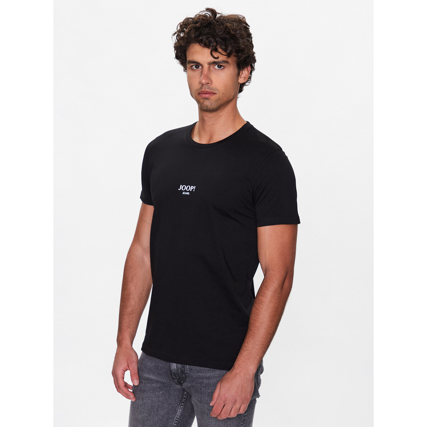 JOOP! Jeans Тишърт 30036023 Черен Modern Fit - Pepit.bg