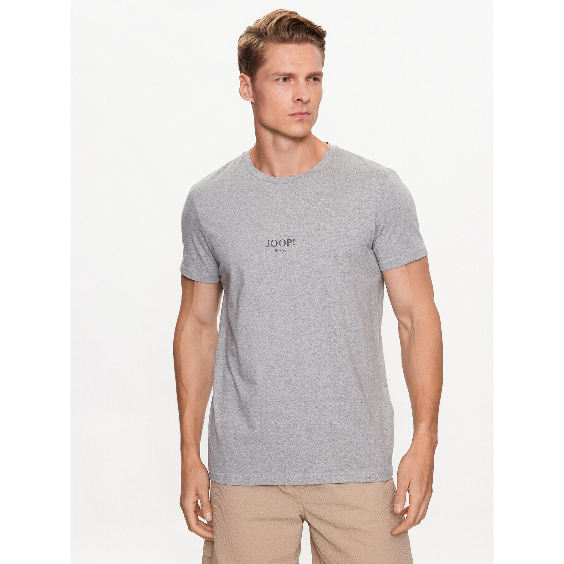 JOOP! Jeans Тишърт 30036023 Сребрист Modern Fit - Pepit.bg