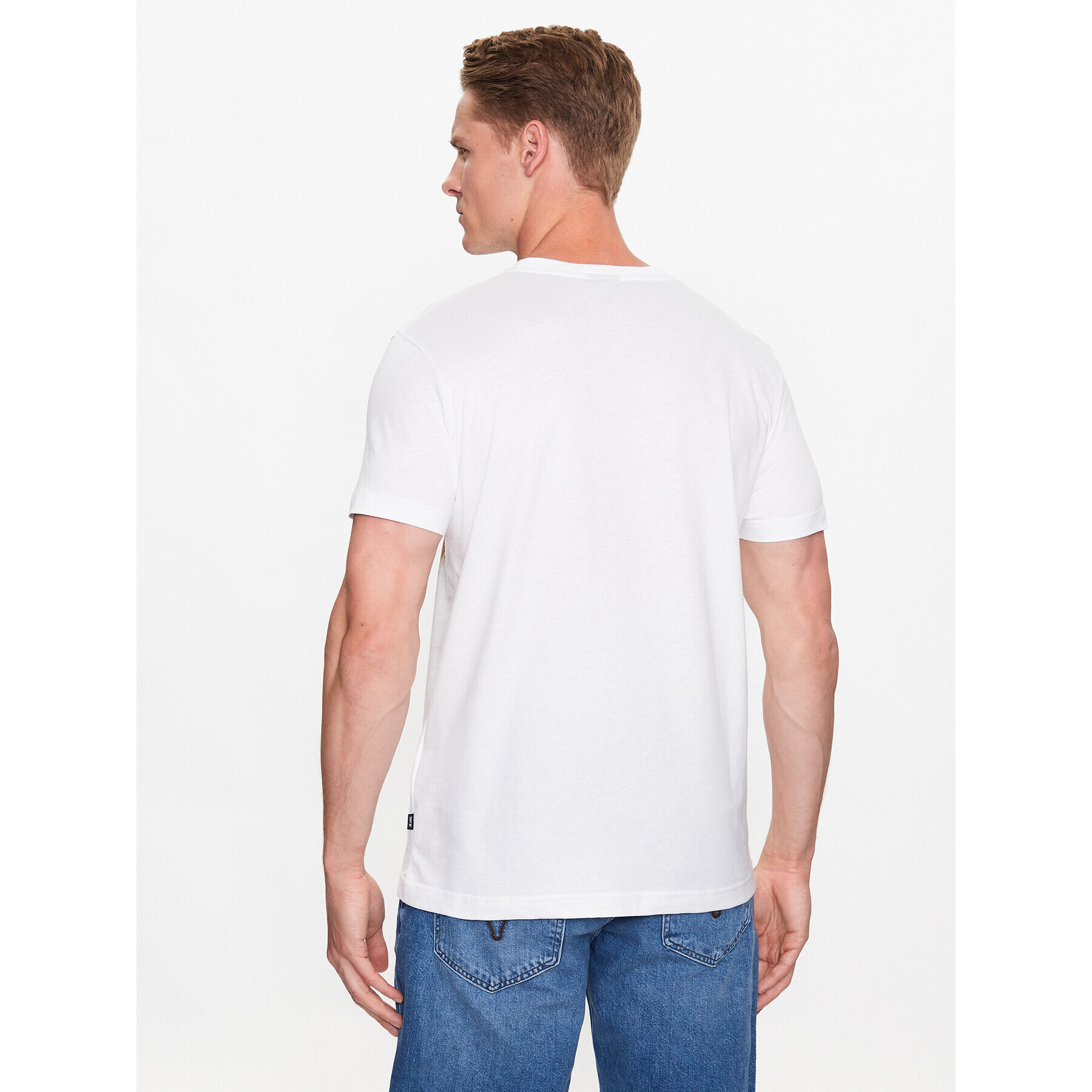 JOOP! Jeans Тишърт 30036072 Бял Loose Fit - Pepit.bg