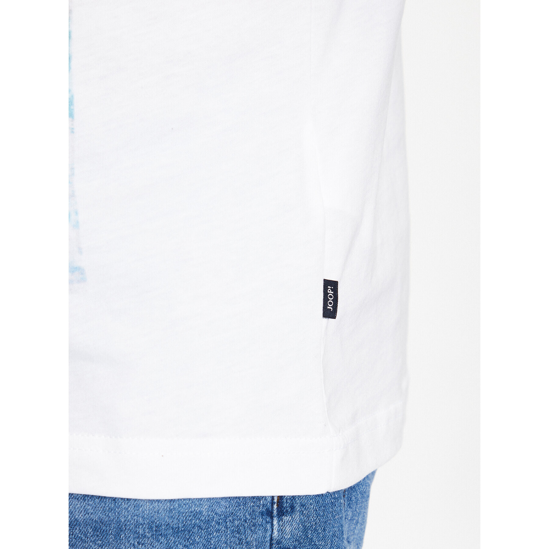 JOOP! Jeans Тишърт 30036072 Бял Loose Fit - Pepit.bg