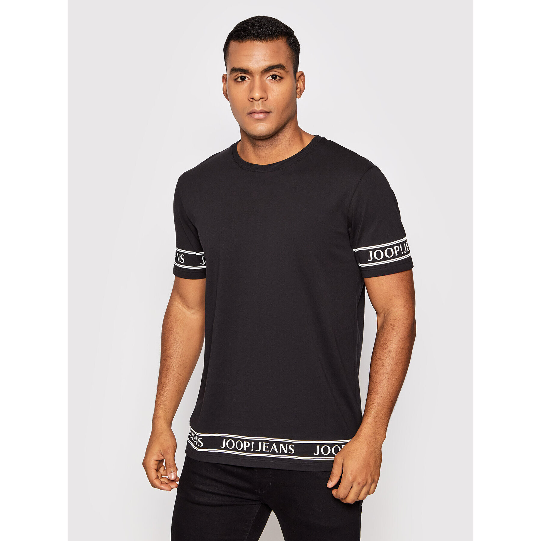 JOOP! Jeans Тишърт JJ221J007 30029993 Черен Regular Fit - Pepit.bg