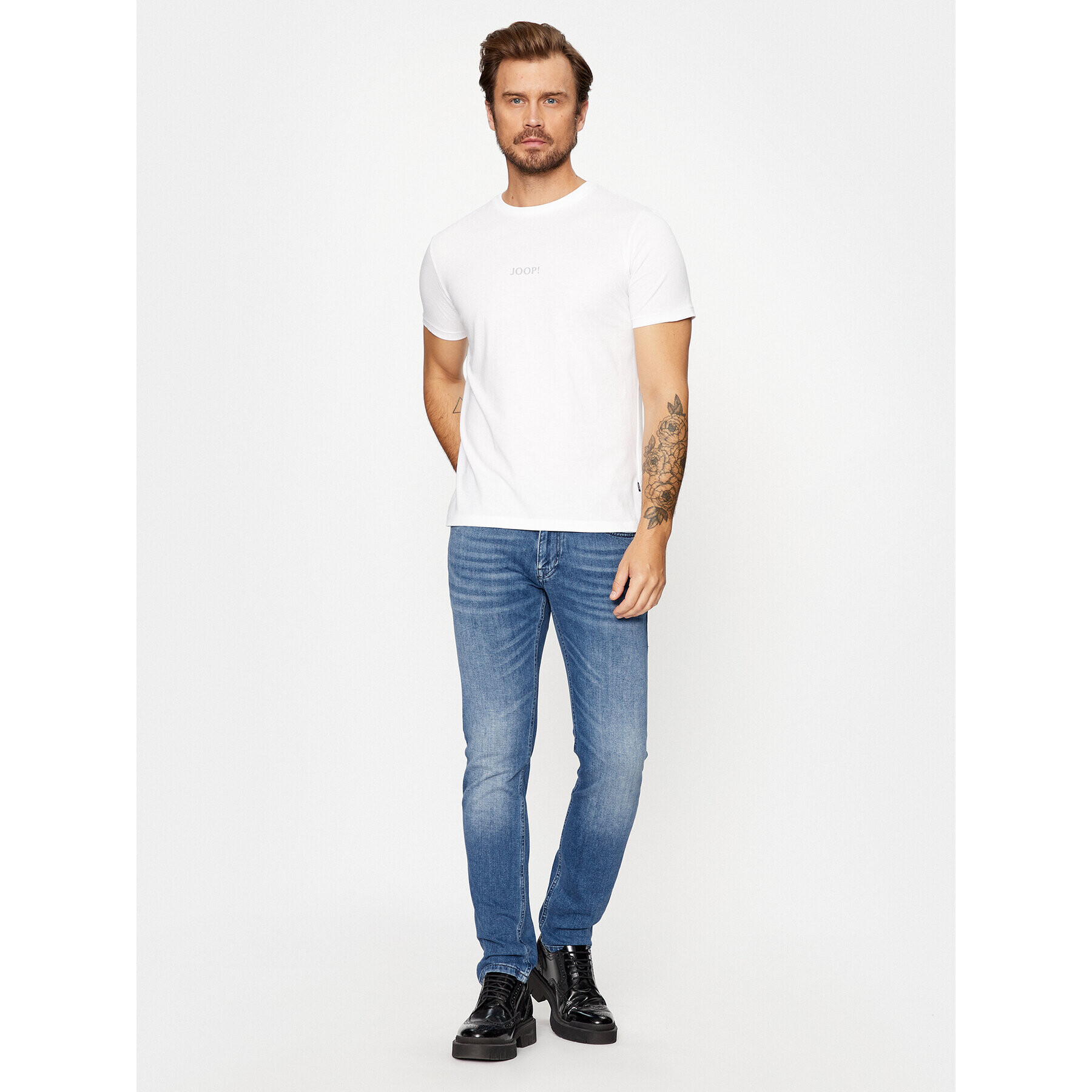 JOOP! Комплект 2 тишъртки 30029915 Бял Regular Fit - Pepit.bg