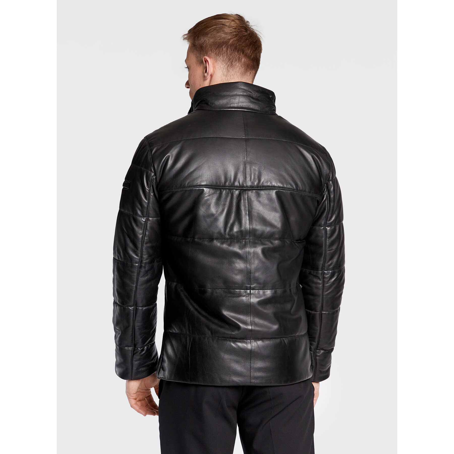 JOOP! Кожено яке Hawkey2 1500131 Черен Regular Fit - Pepit.bg