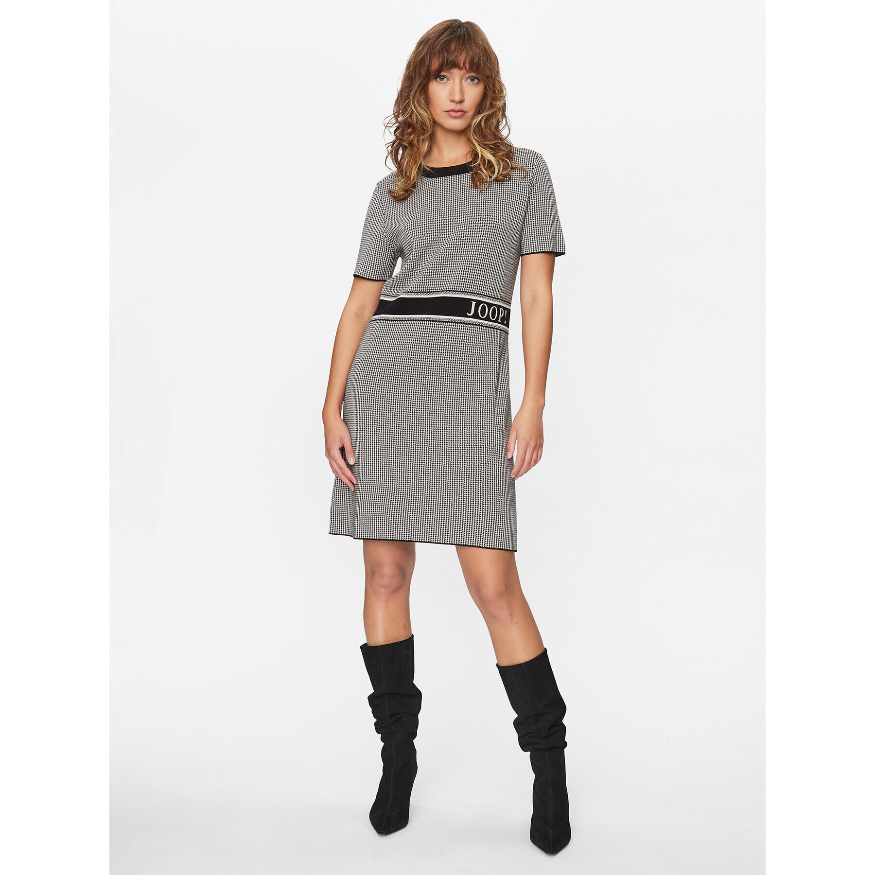 JOOP! Плетена рокля 30038059 Сив Regular Fit - Pepit.bg