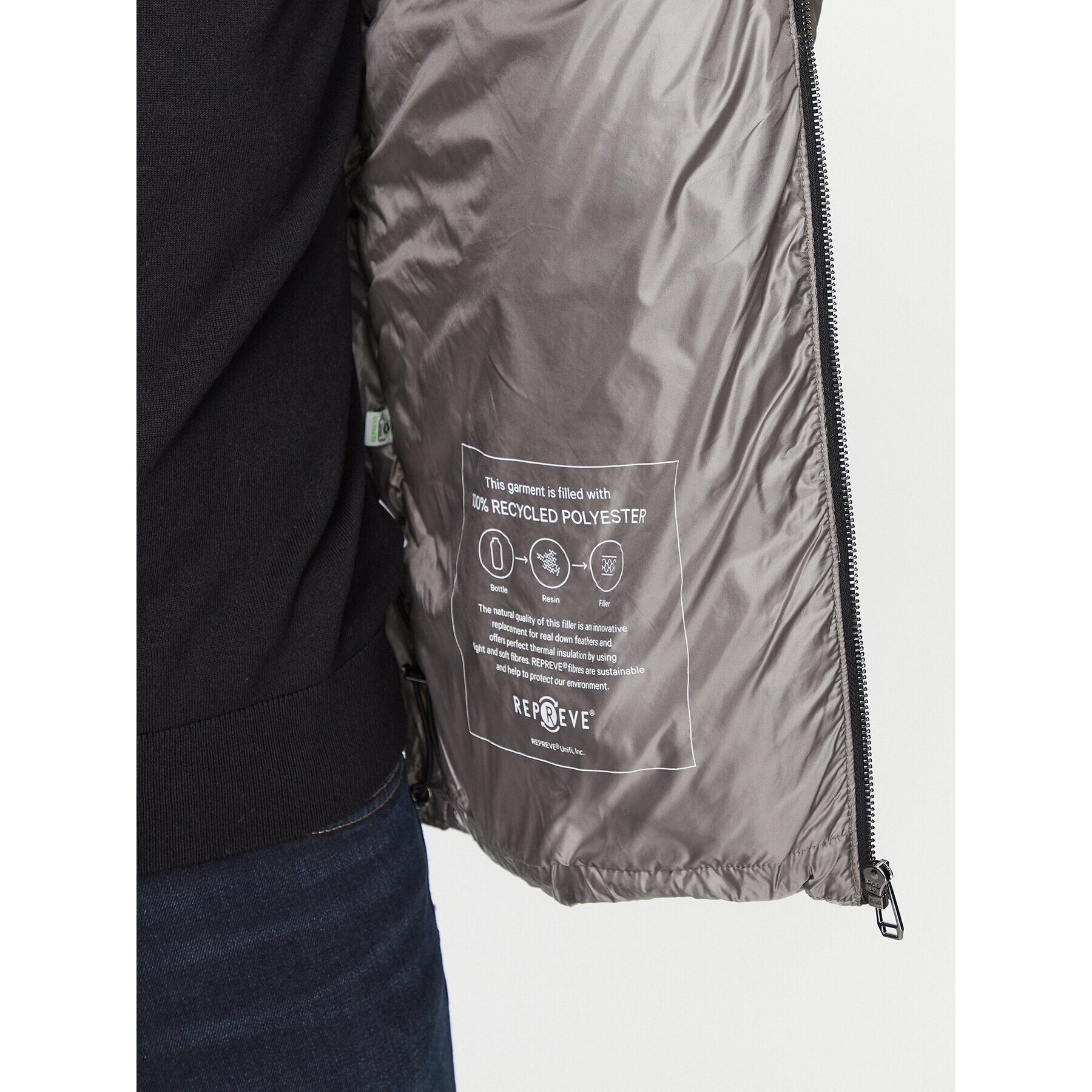 JOOP! Пухено яке 30039207 Сив Regular Fit - Pepit.bg