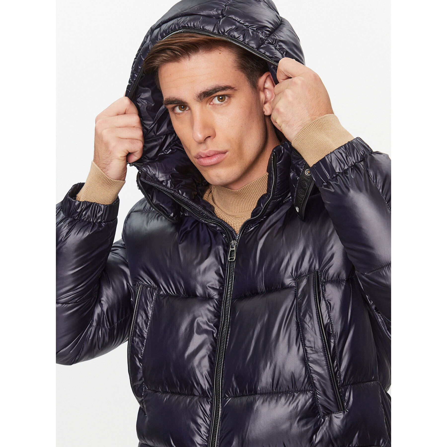 JOOP! Пухено яке 30039208 Тъмносин Regular Fit - Pepit.bg