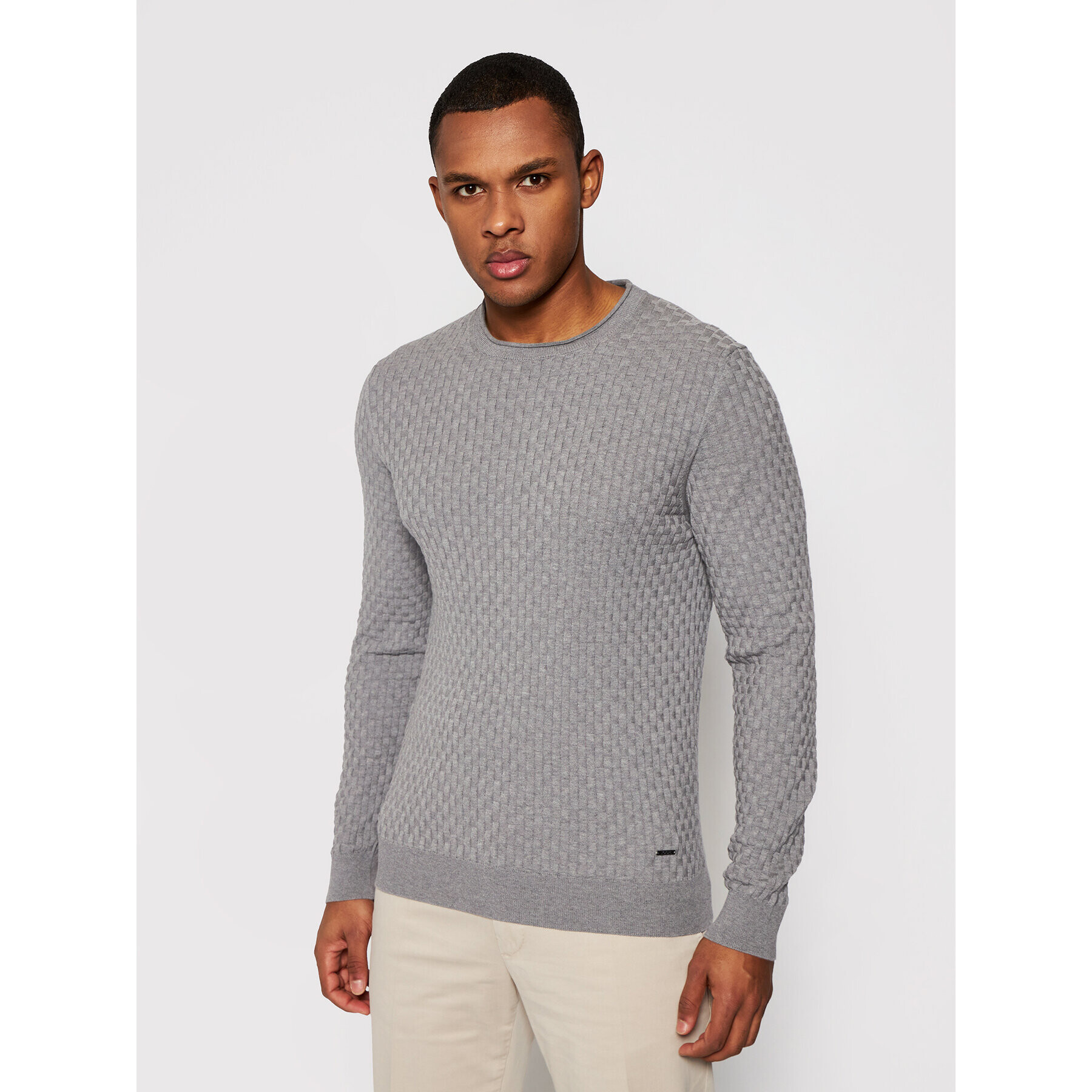 JOOP! Пуловер 17 Jk-15Mads 30024738 Сив Regular Fit - Pepit.bg