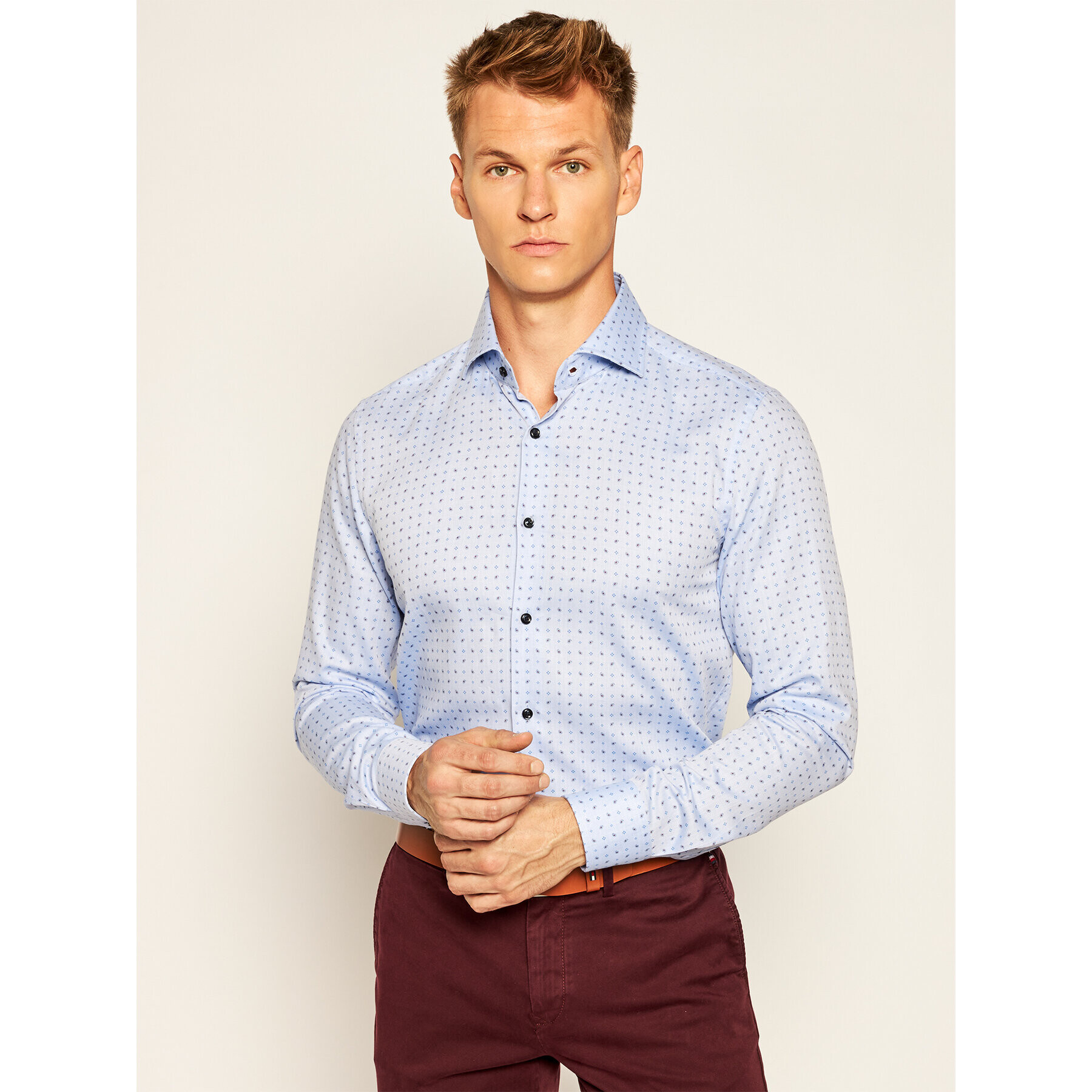 JOOP! Риза 17 Jsh-04Panko 30022849 Син Slim Fit - Pepit.bg