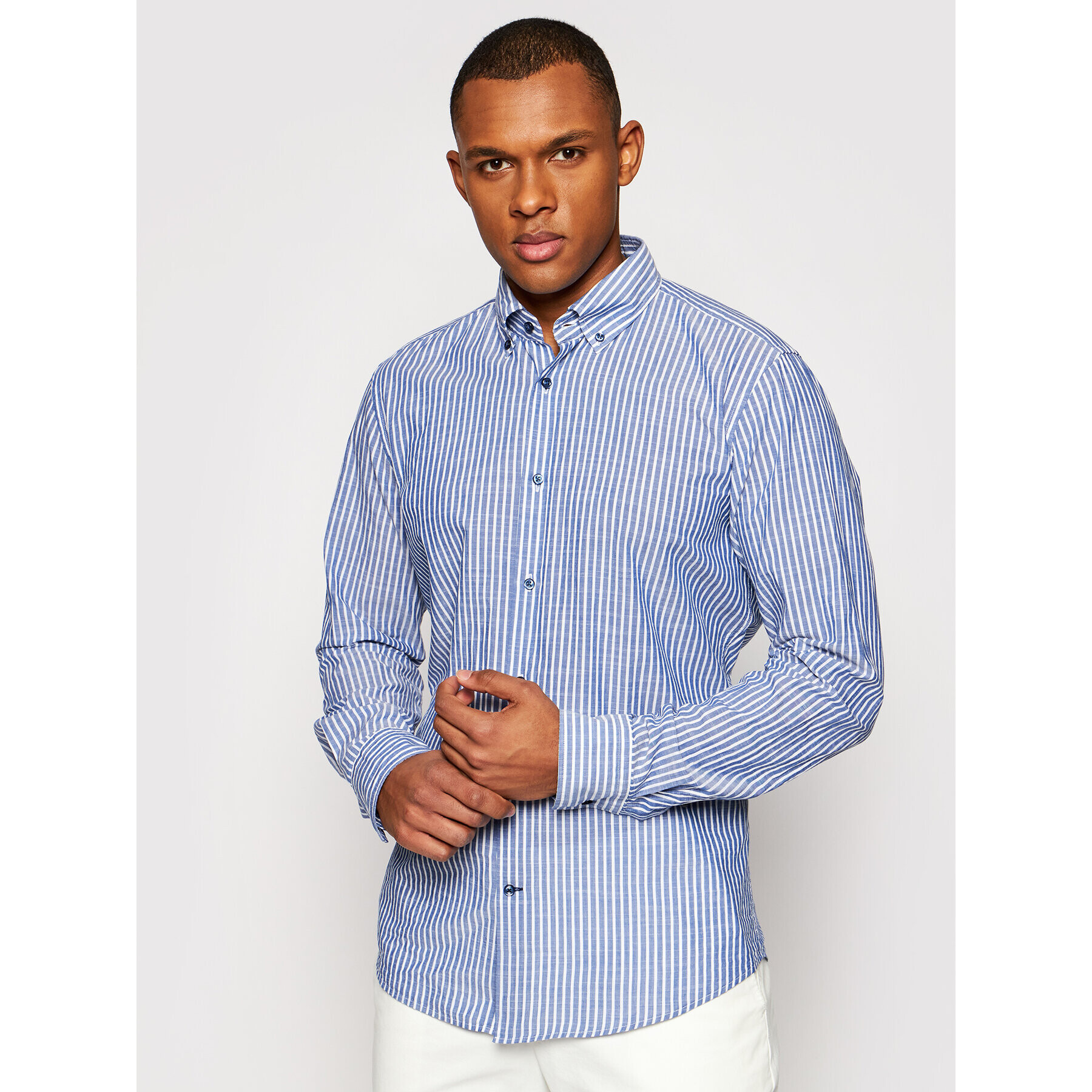 JOOP! Риза 17 Jsh-109Pero-W 30026285 Син Slim Fit - Pepit.bg