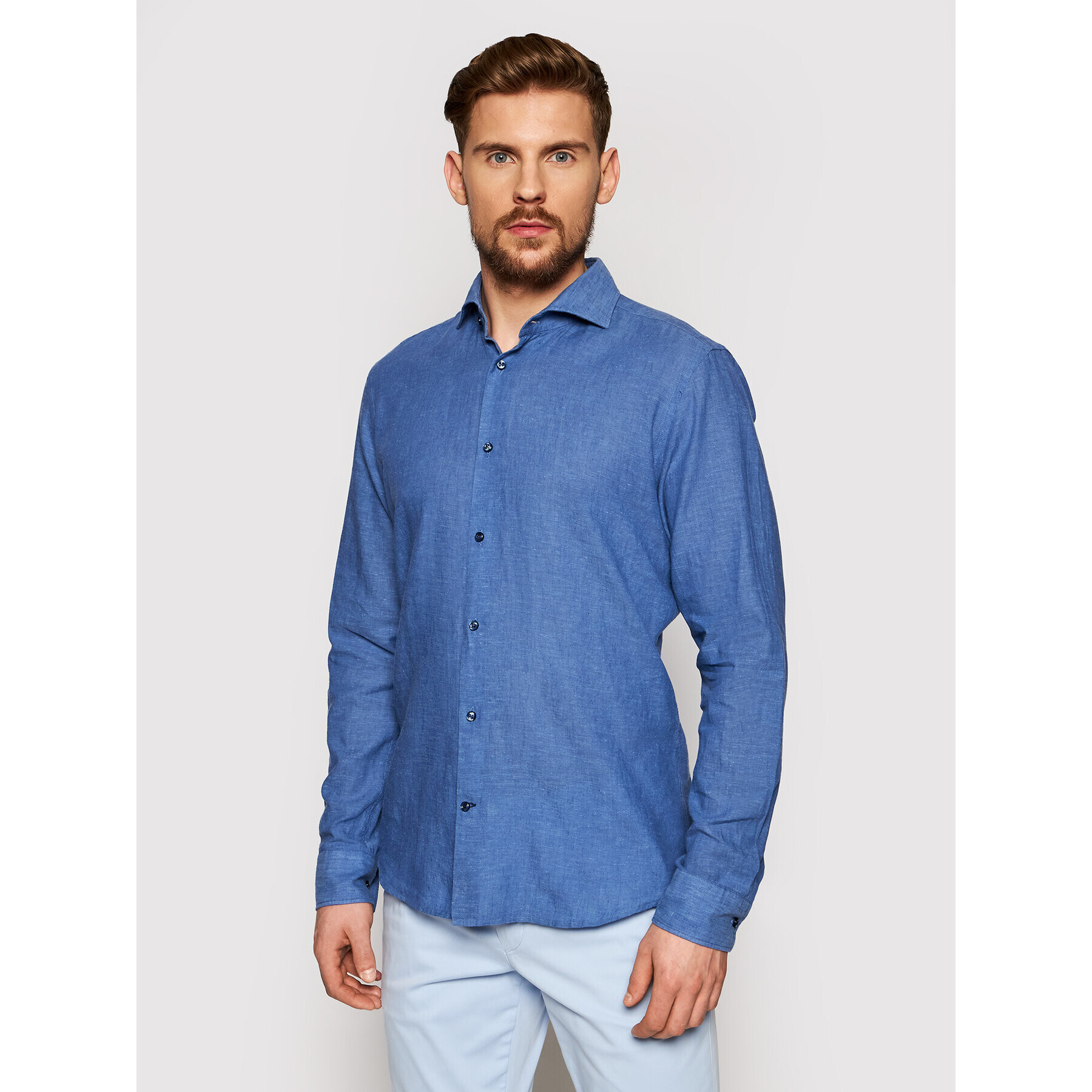 JOOP! Риза 17 Jsh-110Pejos-W 30026280 Тъмносин Slim Fit - Pepit.bg