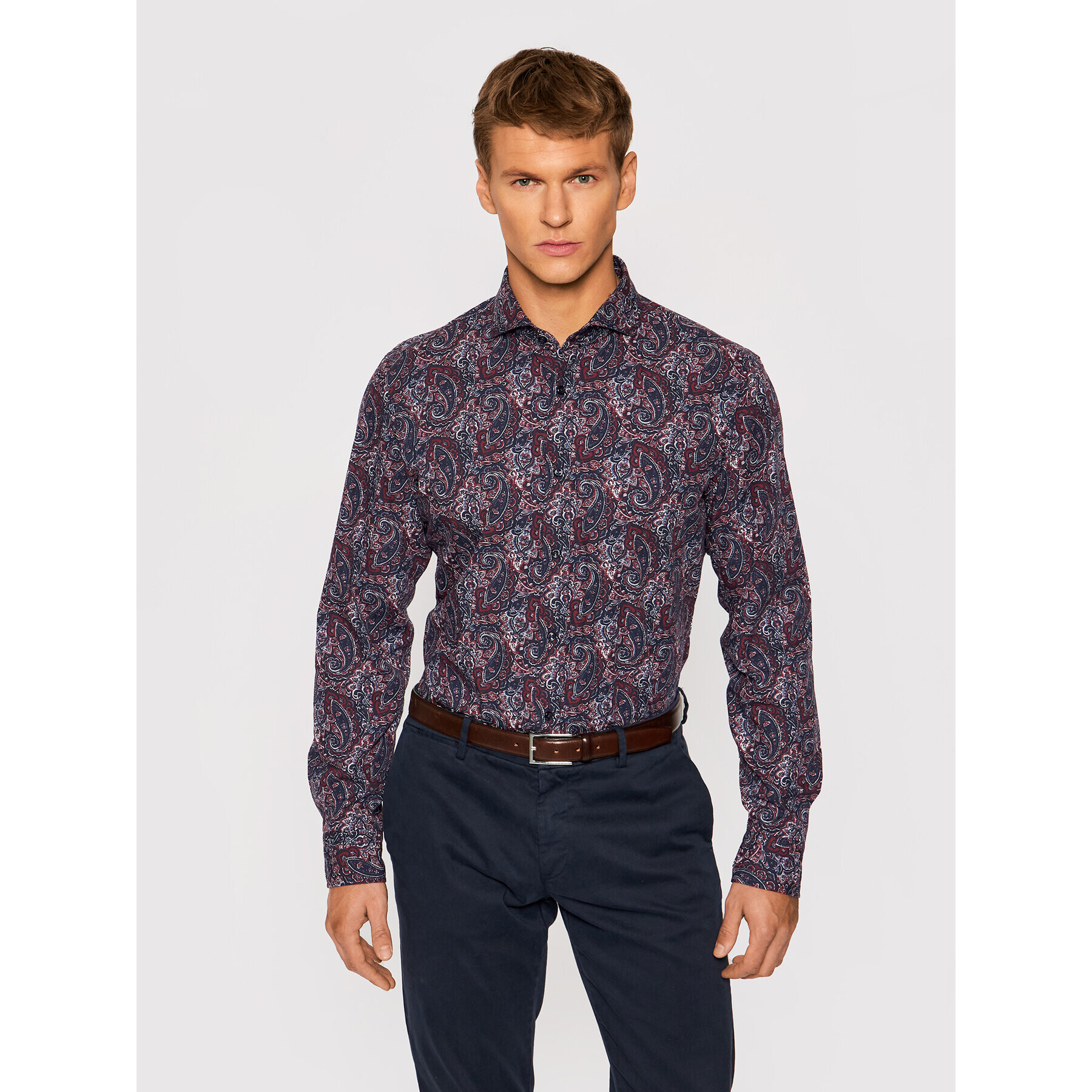 JOOP! Риза 17 Jsh-110Pejos-W 30028628 Тъмносин Slim Fit - Pepit.bg