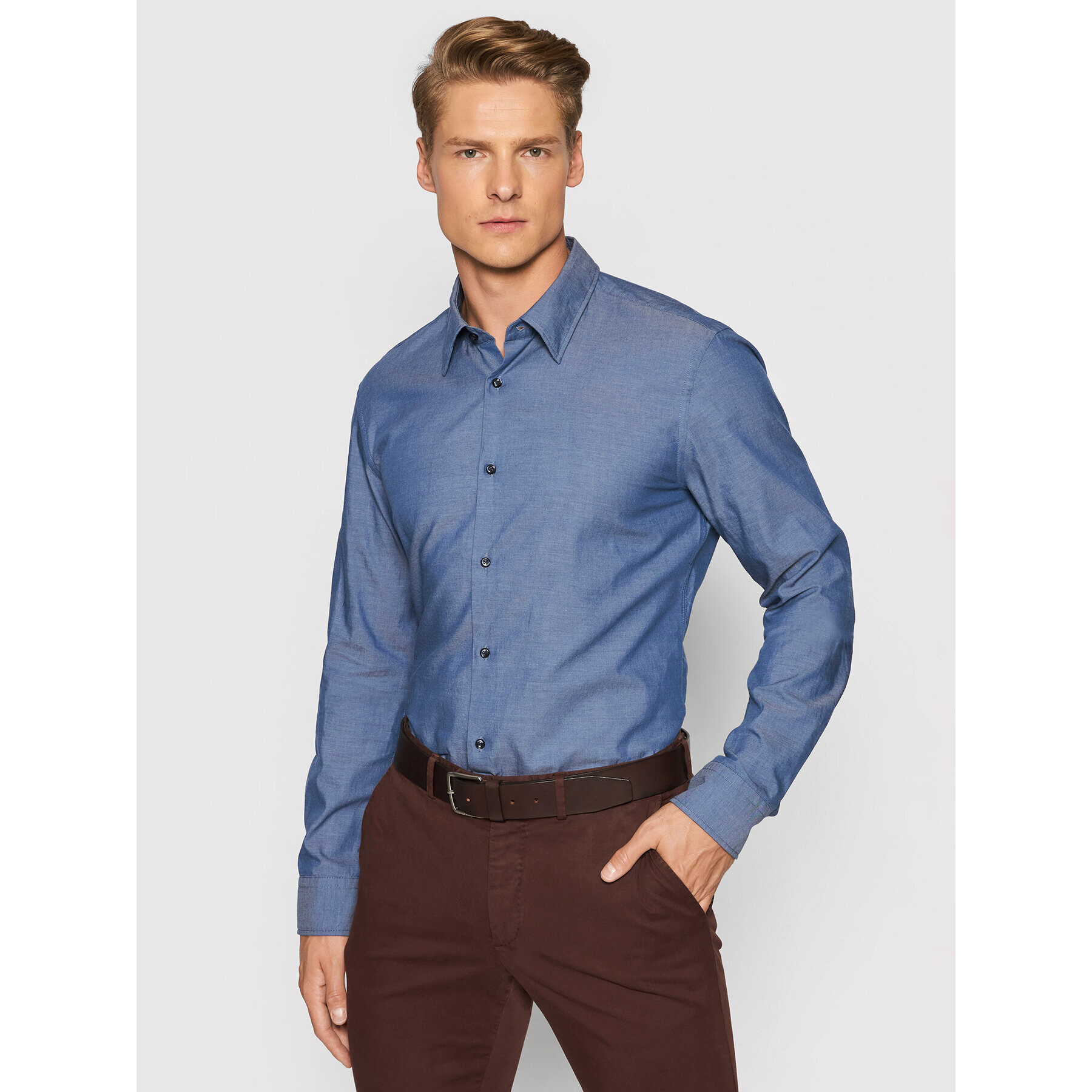 JOOP! Риза 17 Jsh-141Perros-W 30028799 Син Slim Fit - Pepit.bg