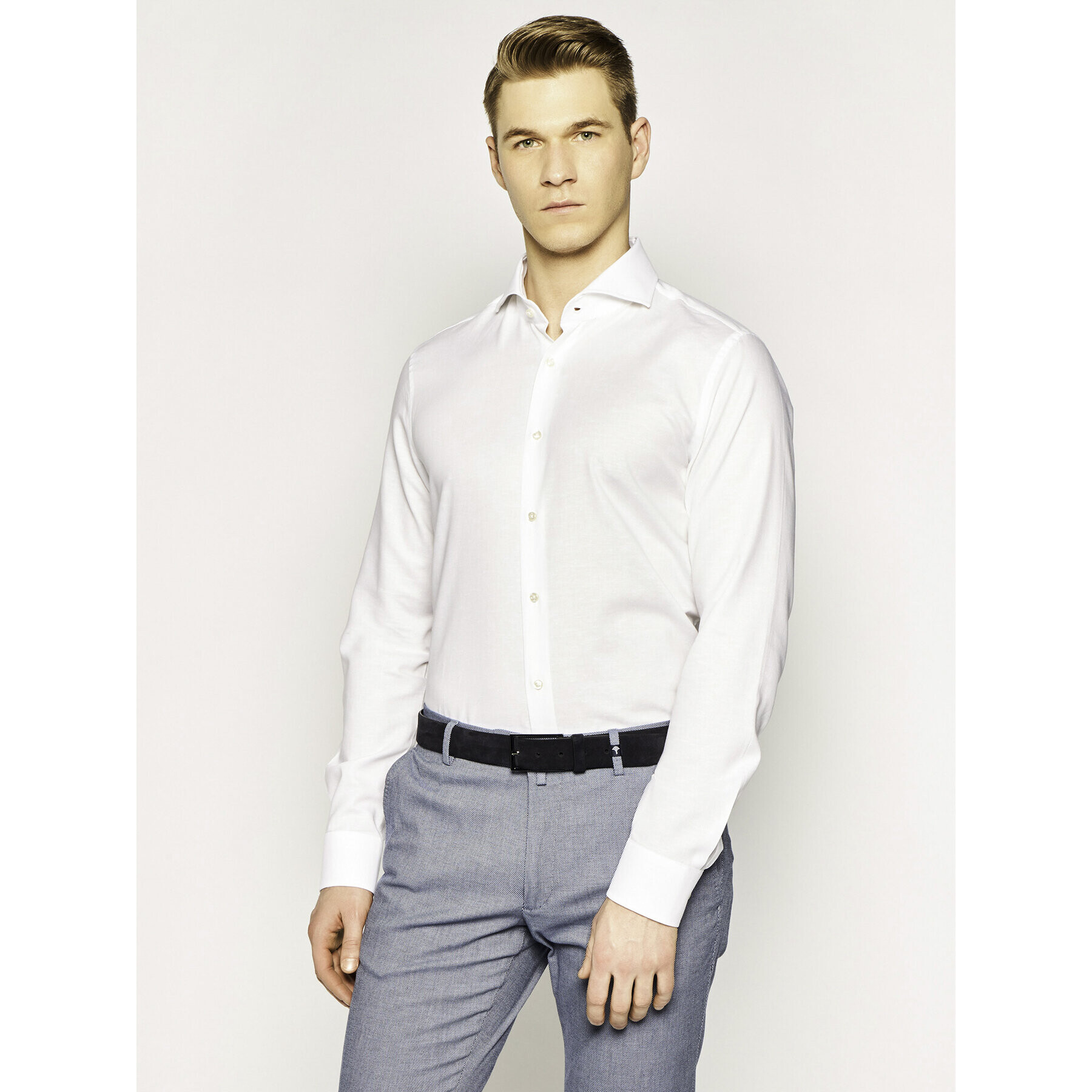 JOOP! Риза 17 Jsh-52Pajos 30019730 Бял Slim Fit - Pepit.bg