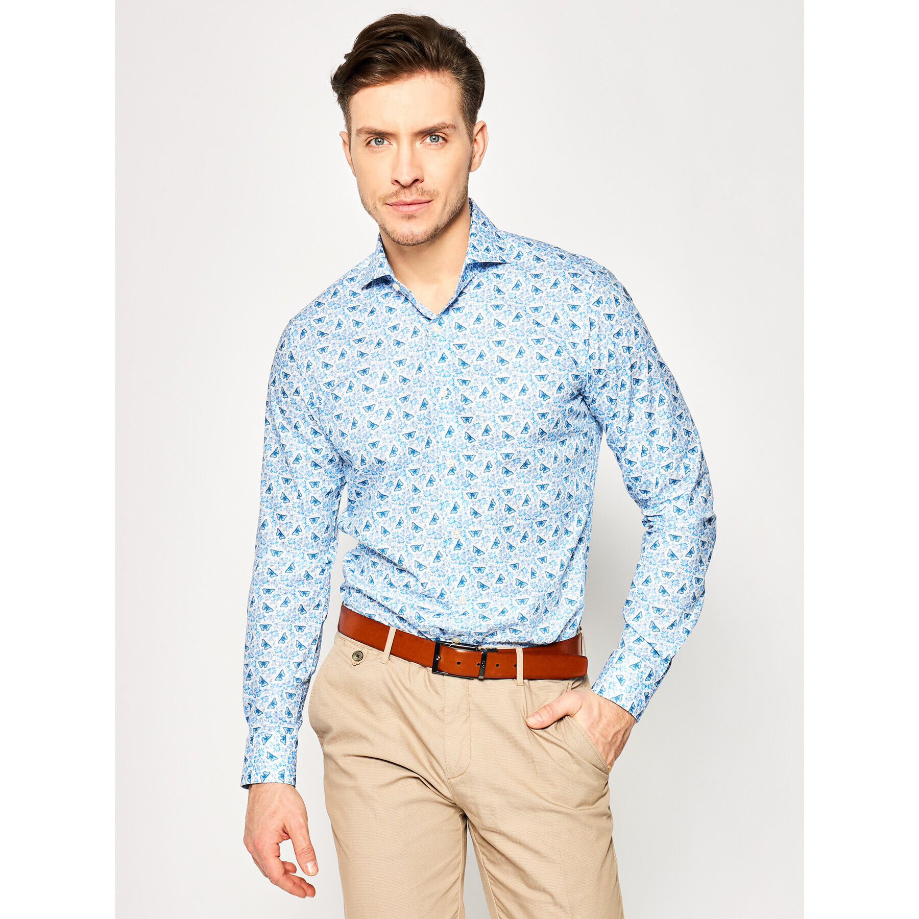 JOOP! Риза 17 JSH-52Pajos 30019746 Син Slim Fit - Pepit.bg