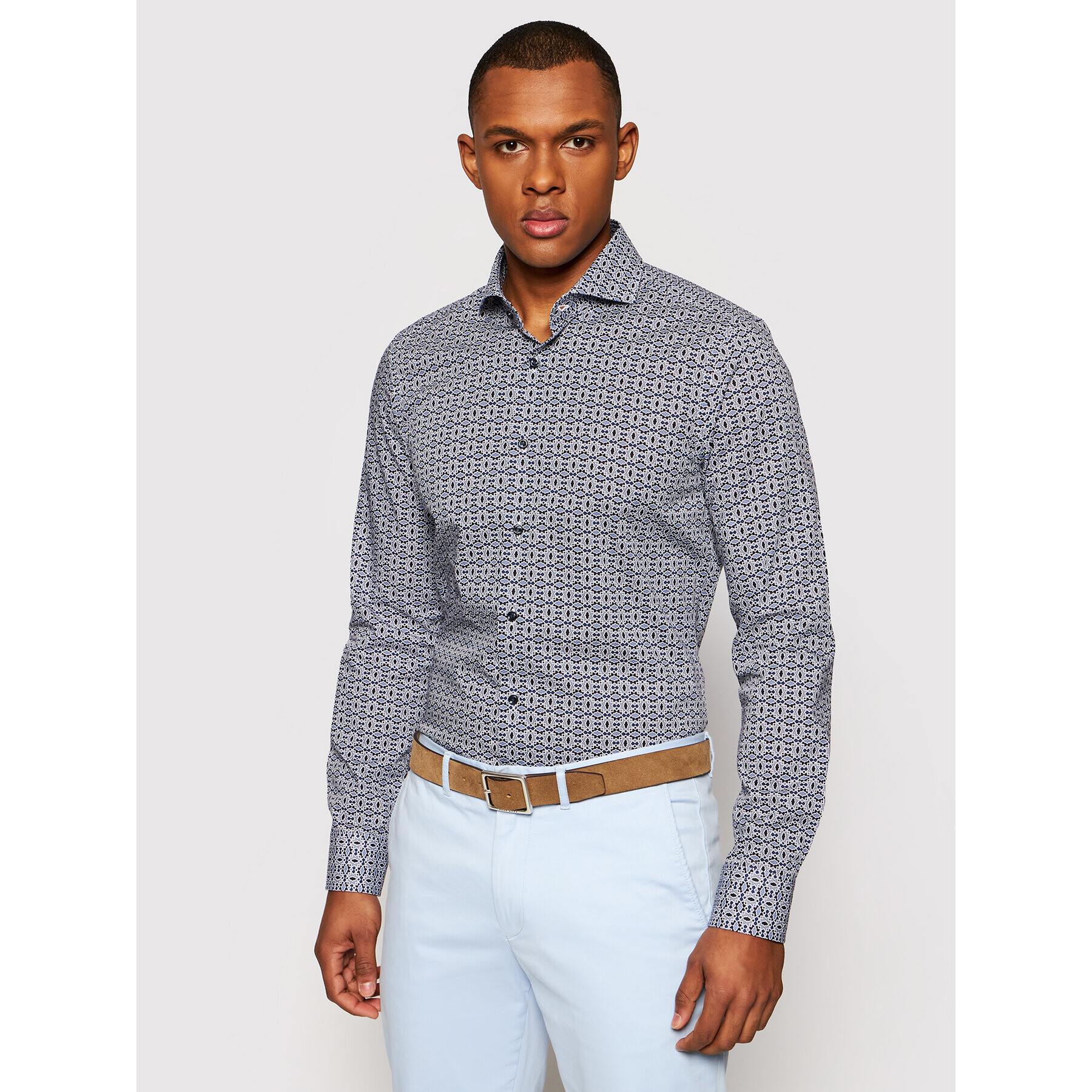 JOOP! Риза 17 Jsh-52Pajos 30024908 Тъмносин Slim Fit - Pepit.bg