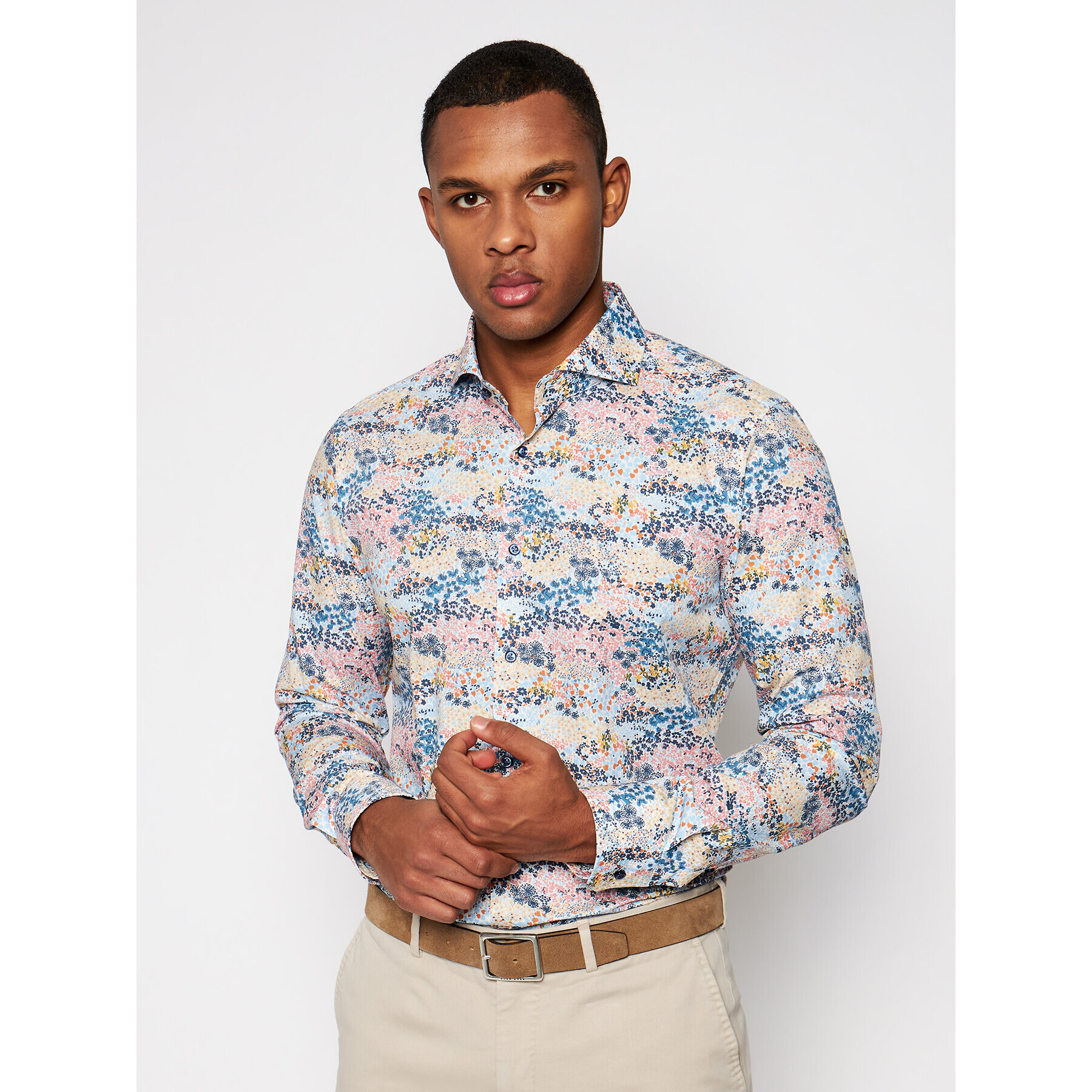 JOOP! Риза 17 Jsh-52Pajos 30026253 Цветен Slim Fit - Pepit.bg