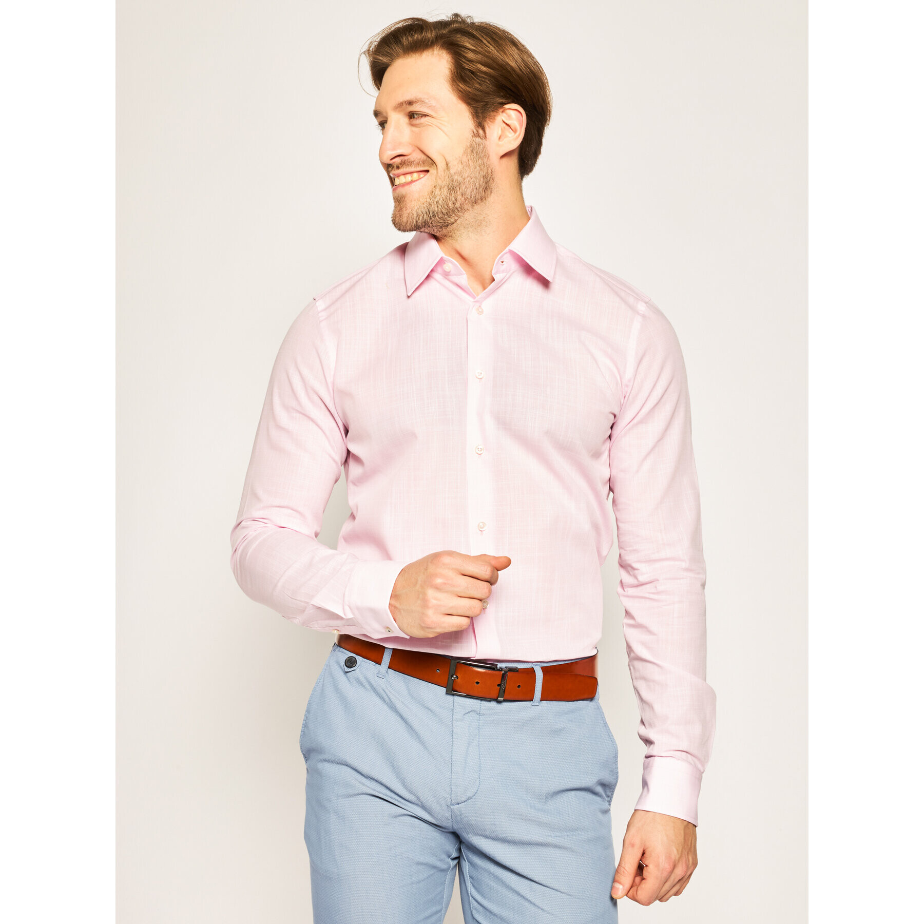 JOOP! Риза 17 JSH-63Pierce 30019726 Розов Slim Fit - Pepit.bg