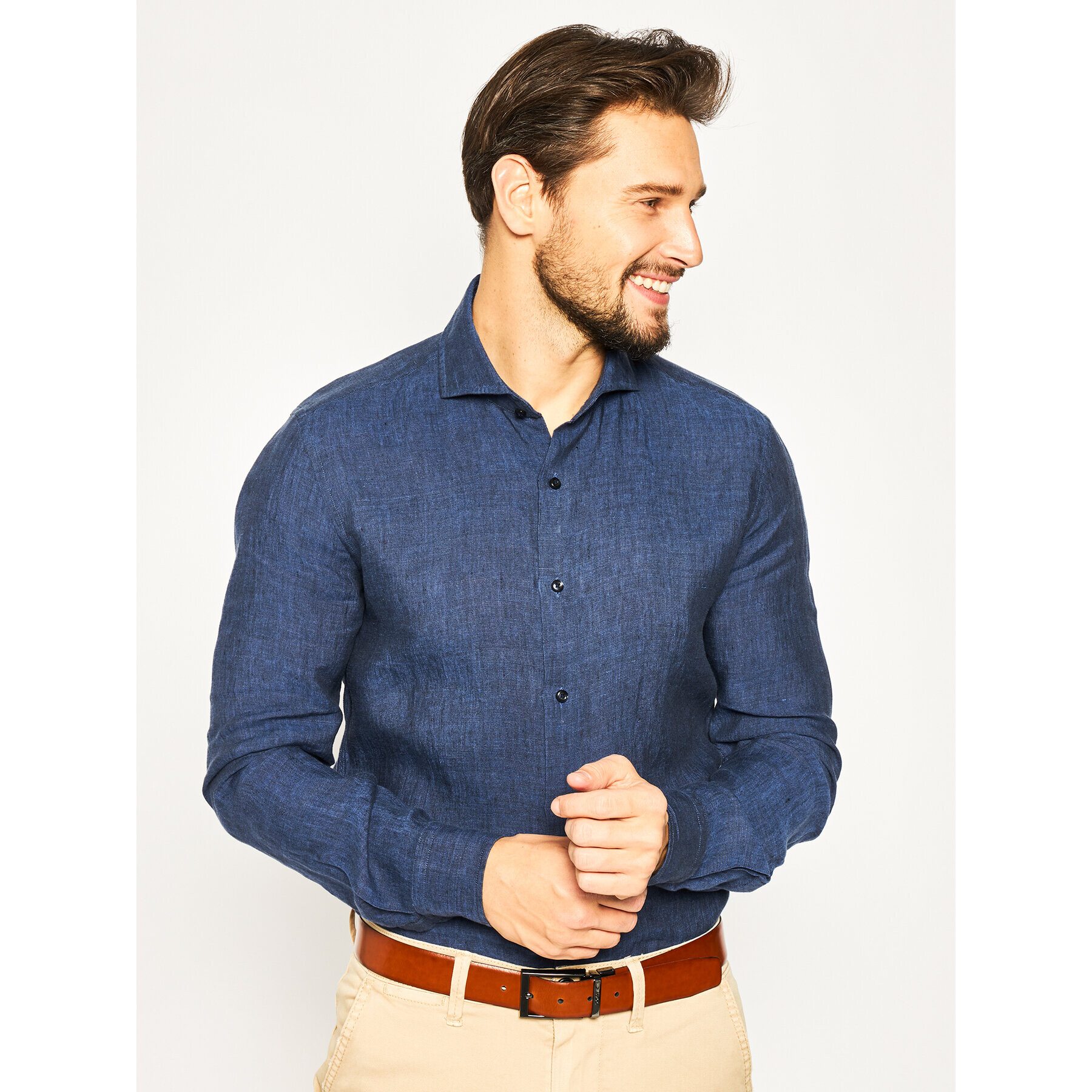 JOOP! Риза 17 Jsh-69Pajos 30019770 Тъмносин Slim Fit - Pepit.bg