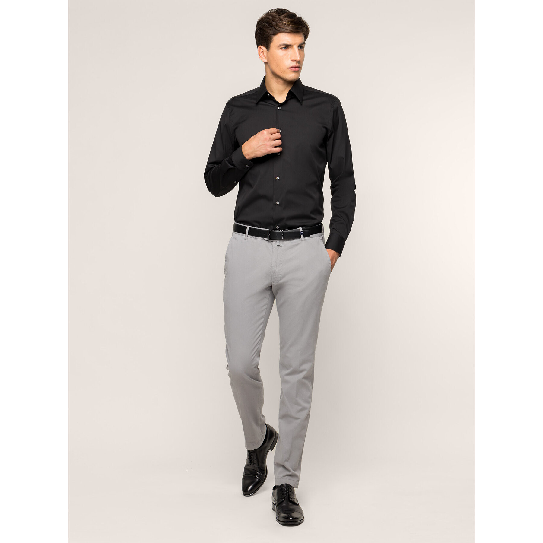 JOOP! Риза 30011827 Черен Slim Fit - Pepit.bg