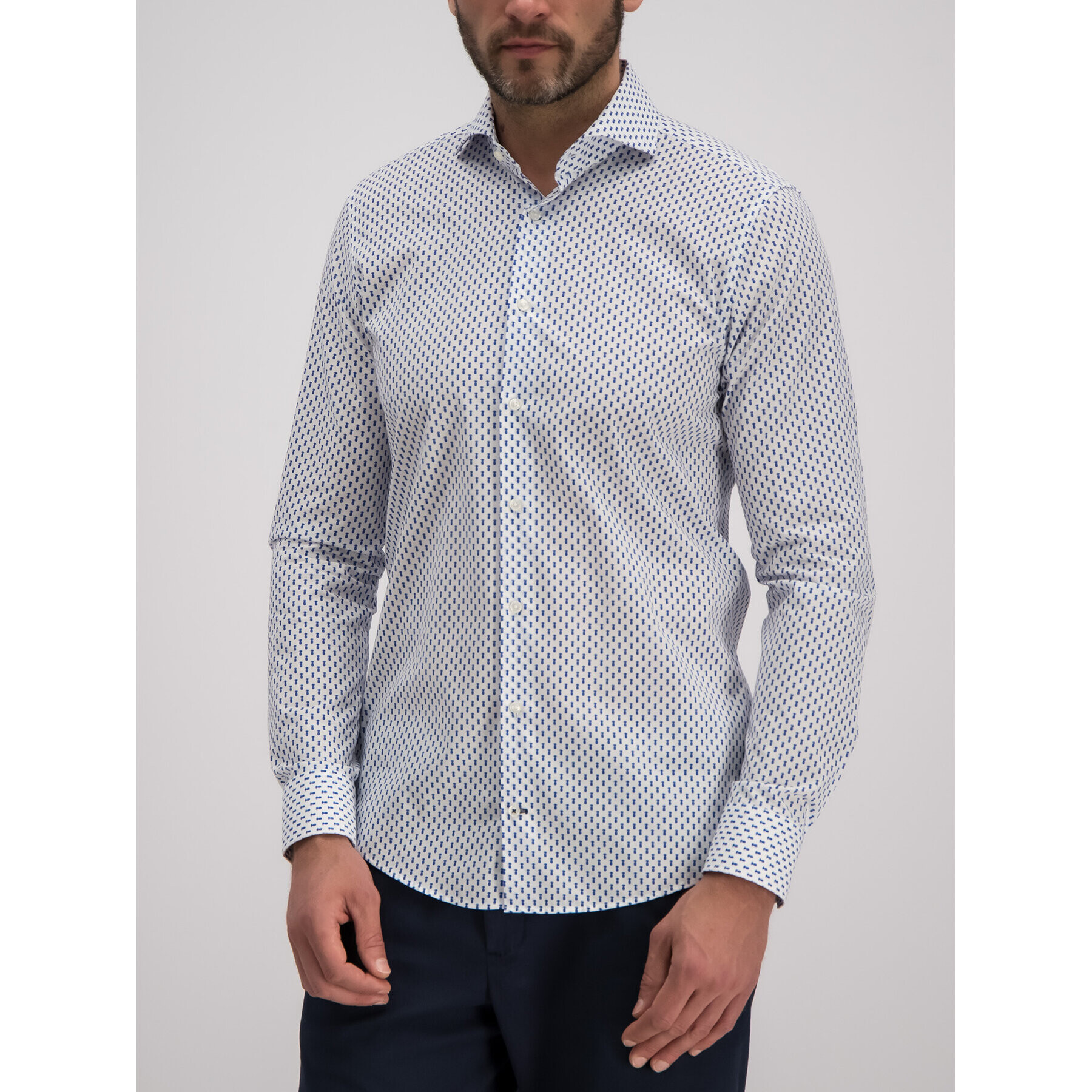 JOOP! Риза 30014353 Син Slim Fit - Pepit.bg