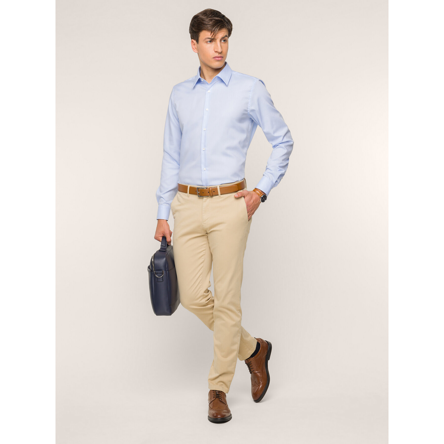 JOOP! Риза 30017061 Син Slim Fit - Pepit.bg