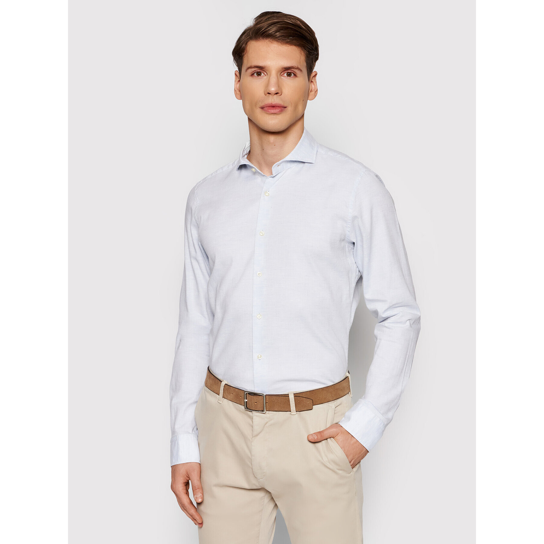 JOOP! Риза 30017098 Сив Slim Fit - Pepit.bg