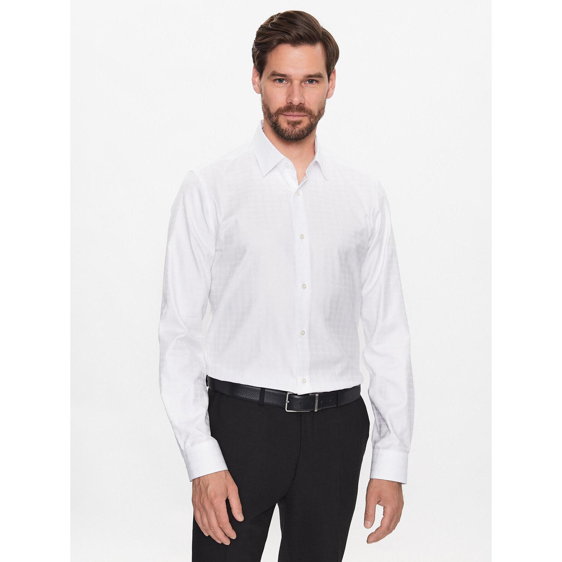 JOOP! Риза 30036094 Бял Slim Fit - Pepit.bg