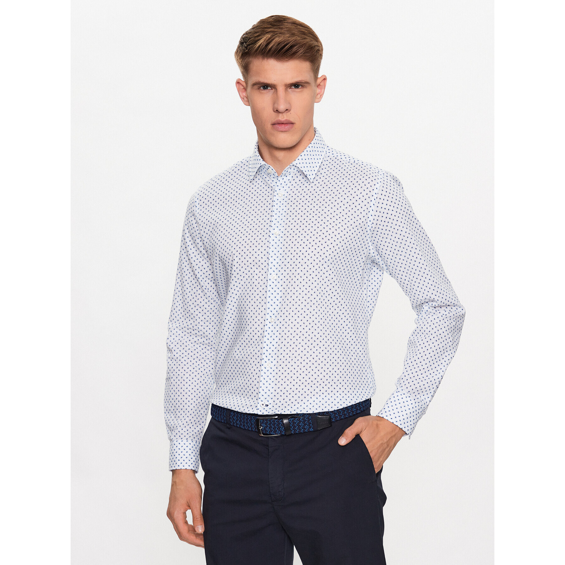 JOOP! Риза 30036103 Син Slim Fit - Pepit.bg