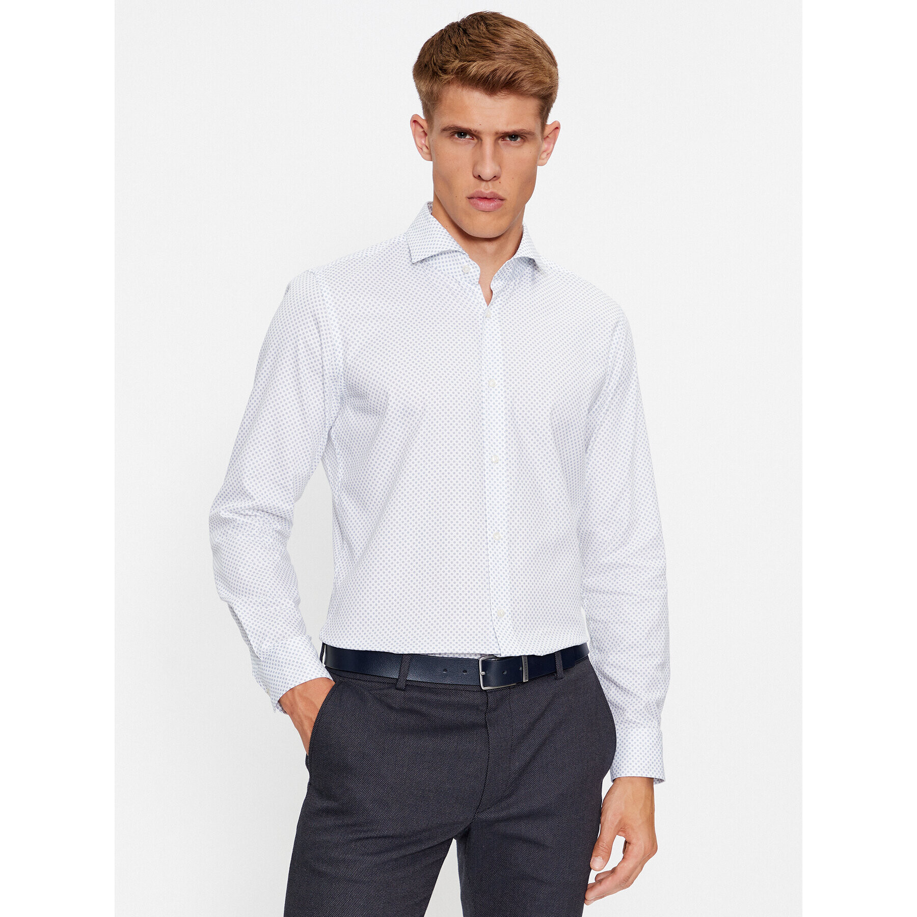 JOOP! Риза 30038886 Бял Slim Fit - Pepit.bg