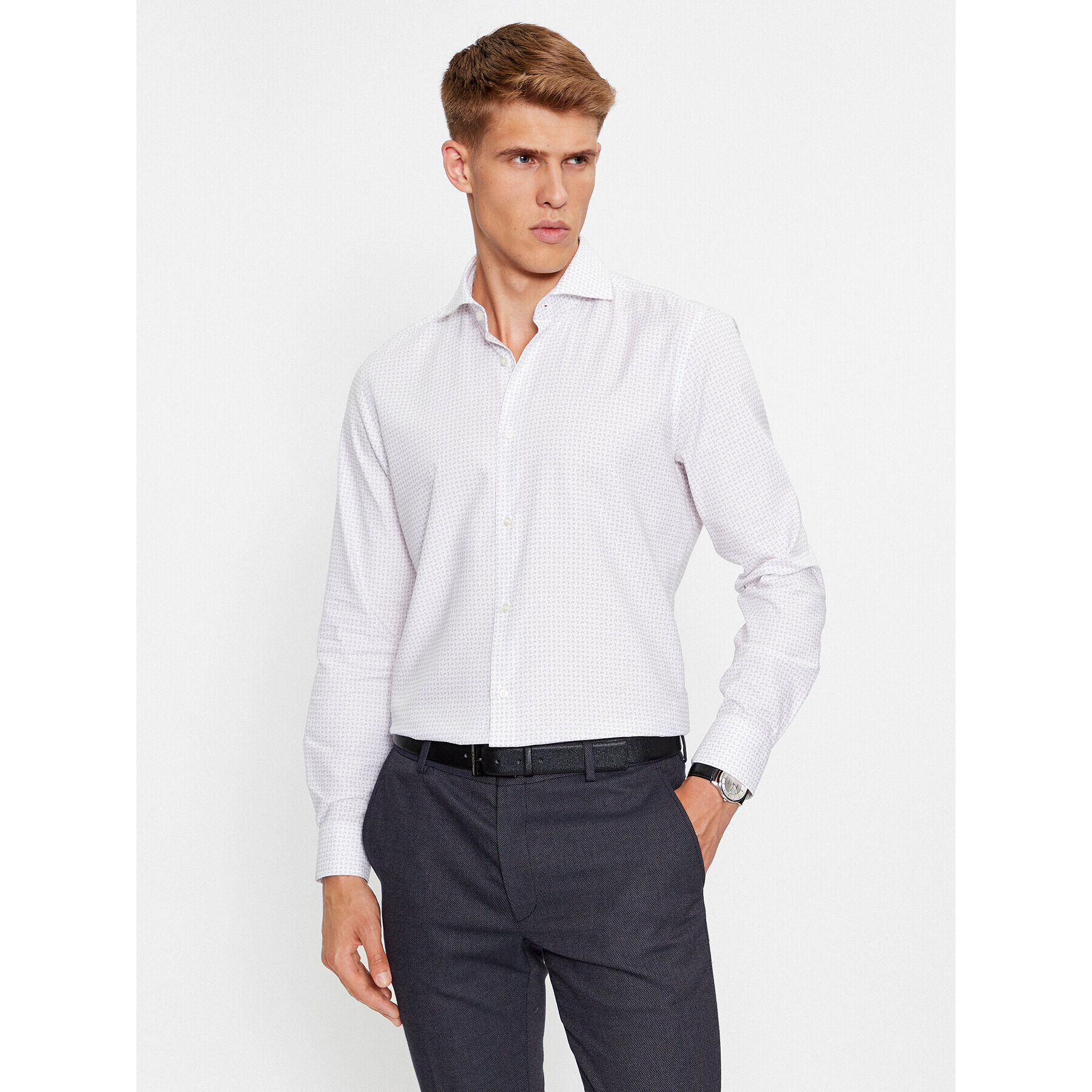 JOOP! Риза 30038887 Бял Slim Fit - Pepit.bg