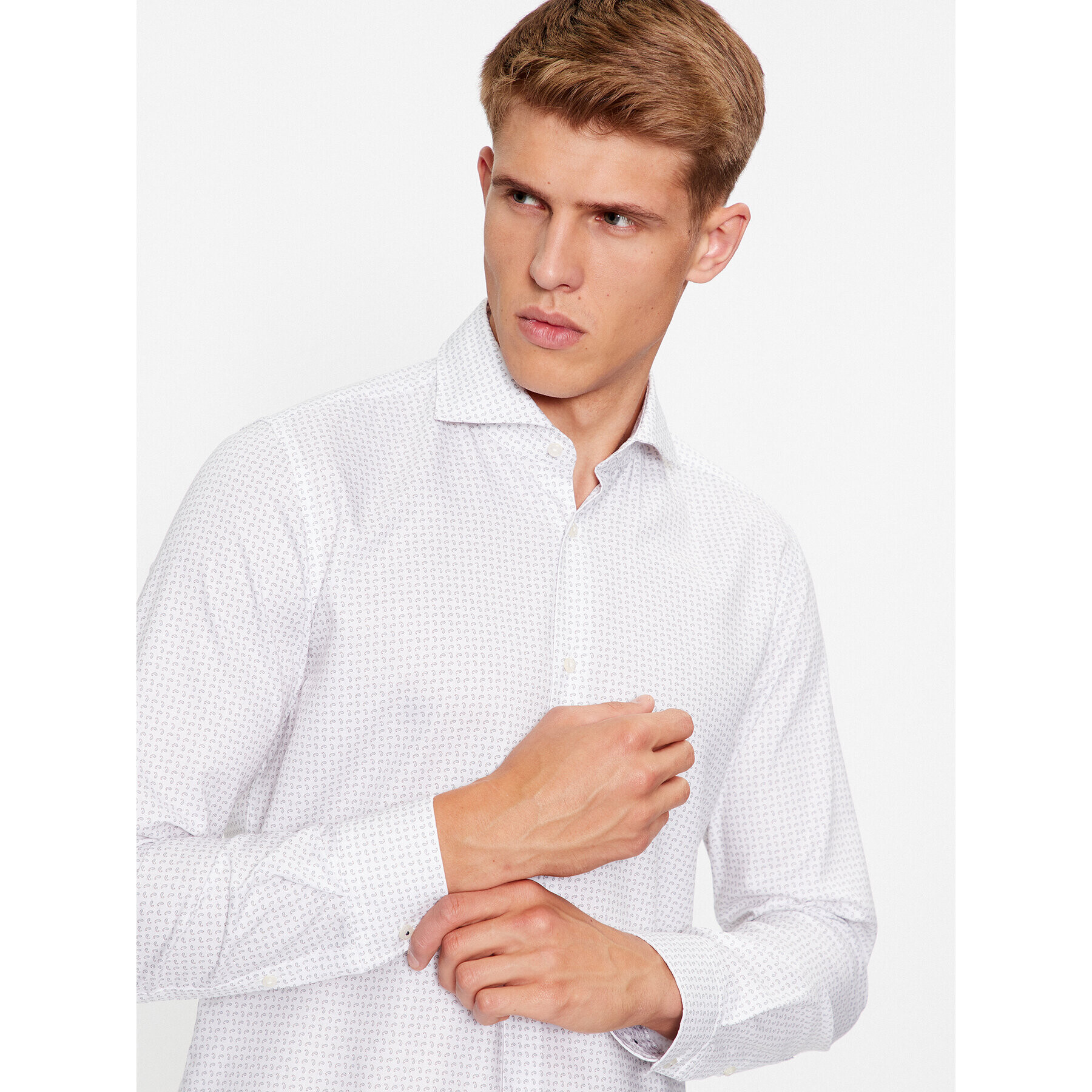 JOOP! Риза 30038887 Бял Slim Fit - Pepit.bg